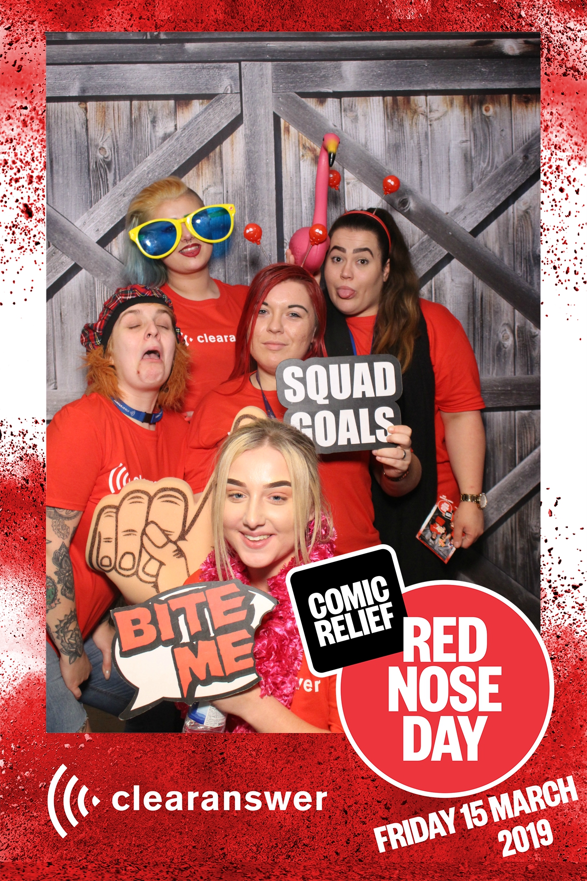 Clear Answer Red Nose Day  | View more photos from the event at gallery.magicimages.uk/u/MagicImages/Clear-Answer-Red-Nose-Day