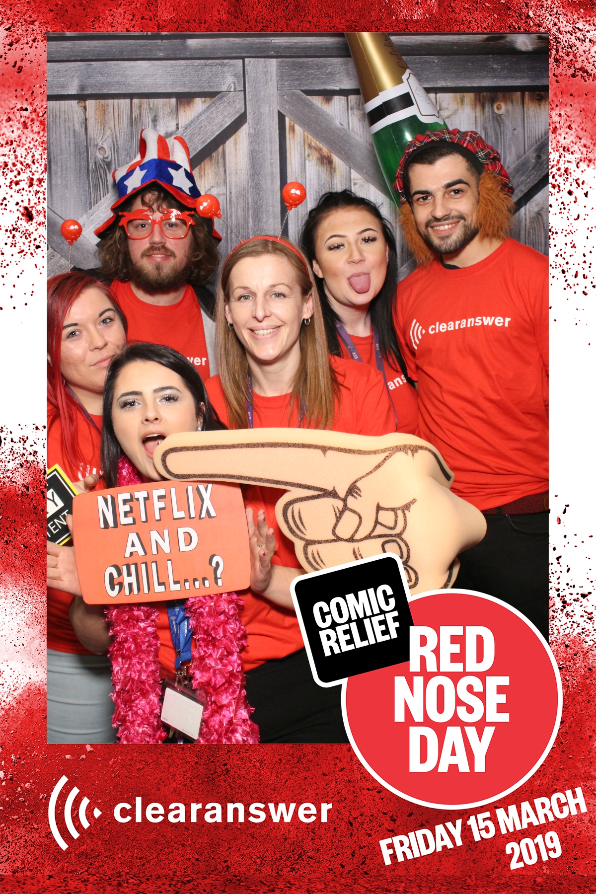 Clear Answer Red Nose Day  | View more photos from the event at gallery.magicimages.uk/u/MagicImages/Clear-Answer-Red-Nose-Day