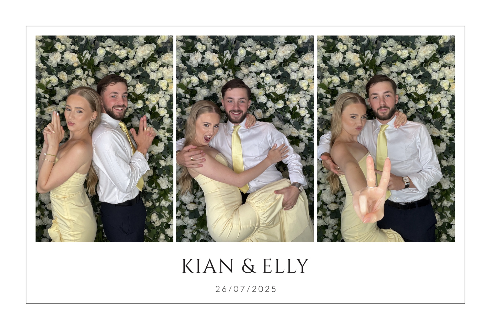 Kian & Elly Photo booth images  | View more photos from the event at gallery.magicimages.uk/u/MagicImages/Kian-Elly-Photo-booth-images