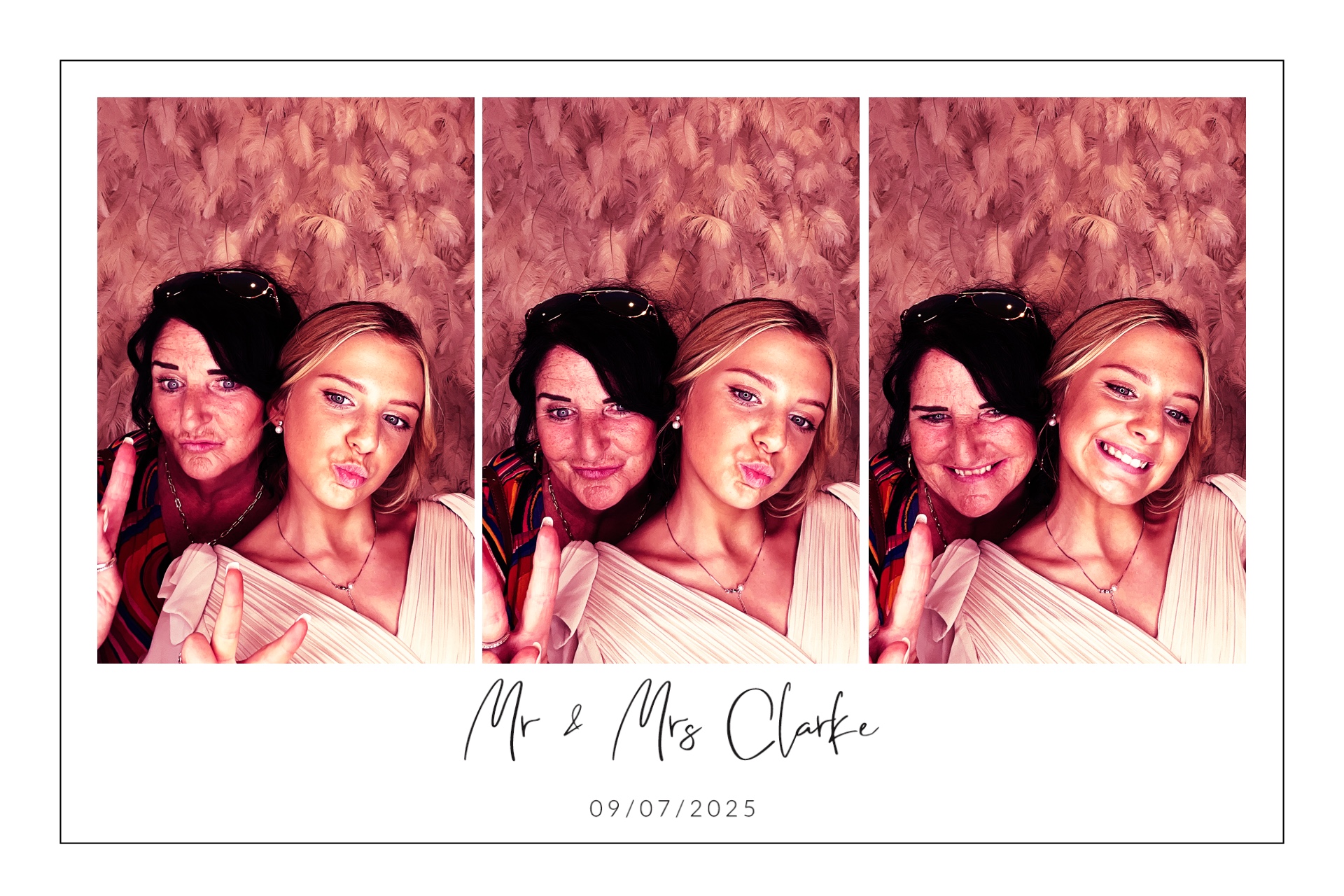 Mr & Mrs Clarke photo booth images  | View more photos from the event at gallery.magicimages.uk/u/MagicImages/Mr-Mrs-Clarke-photo-booth-images