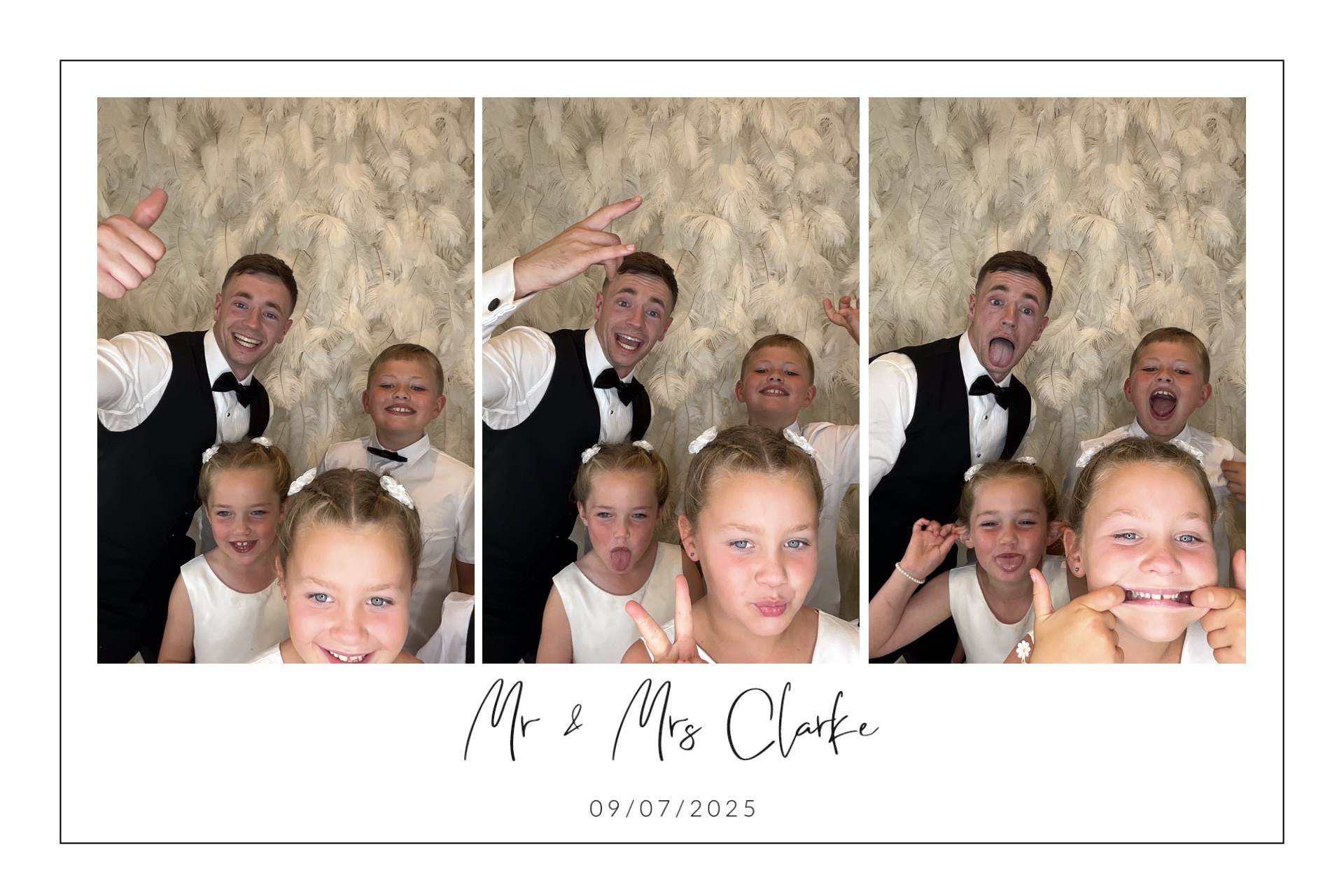 Mr & Mrs Clarke photo booth images  | View more photos from the event at gallery.magicimages.uk/u/MagicImages/Mr-Mrs-Clarke-photo-booth-images