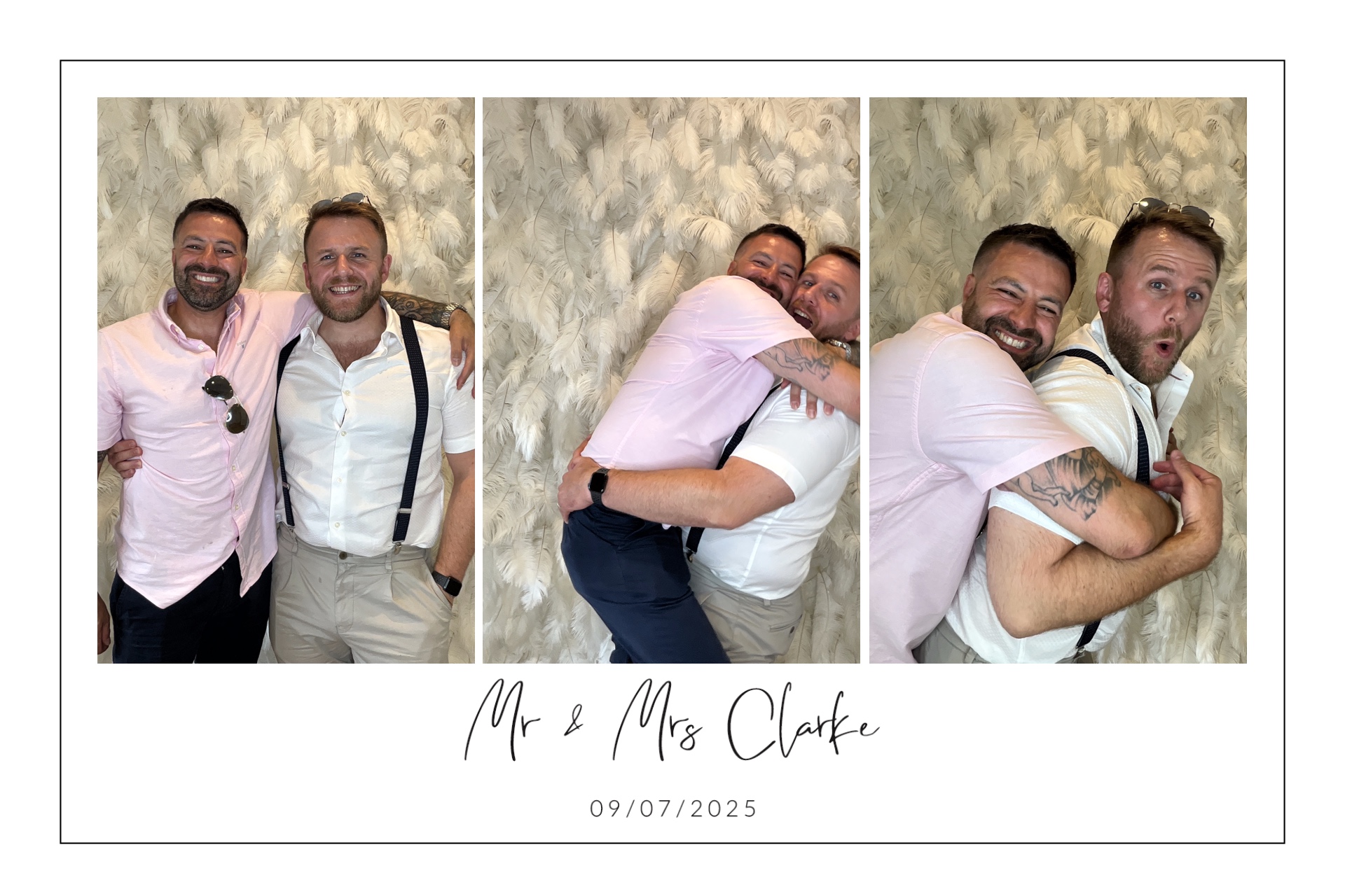 Mr & Mrs Clarke photo booth images  | View more photos from the event at gallery.magicimages.uk/u/MagicImages/Mr-Mrs-Clarke-photo-booth-images