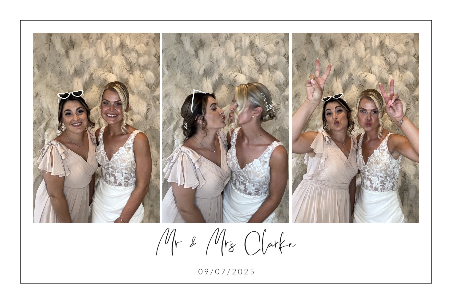 Mr & Mrs Clarke photo booth images  | View more photos from the event at gallery.magicimages.uk/u/MagicImages/Mr-Mrs-Clarke-photo-booth-images