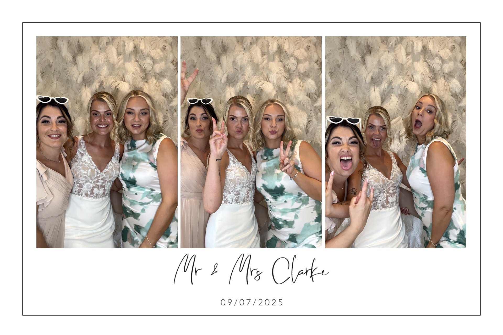 Mr & Mrs Clarke photo booth images  | View more photos from the event at gallery.magicimages.uk/u/MagicImages/Mr-Mrs-Clarke-photo-booth-images