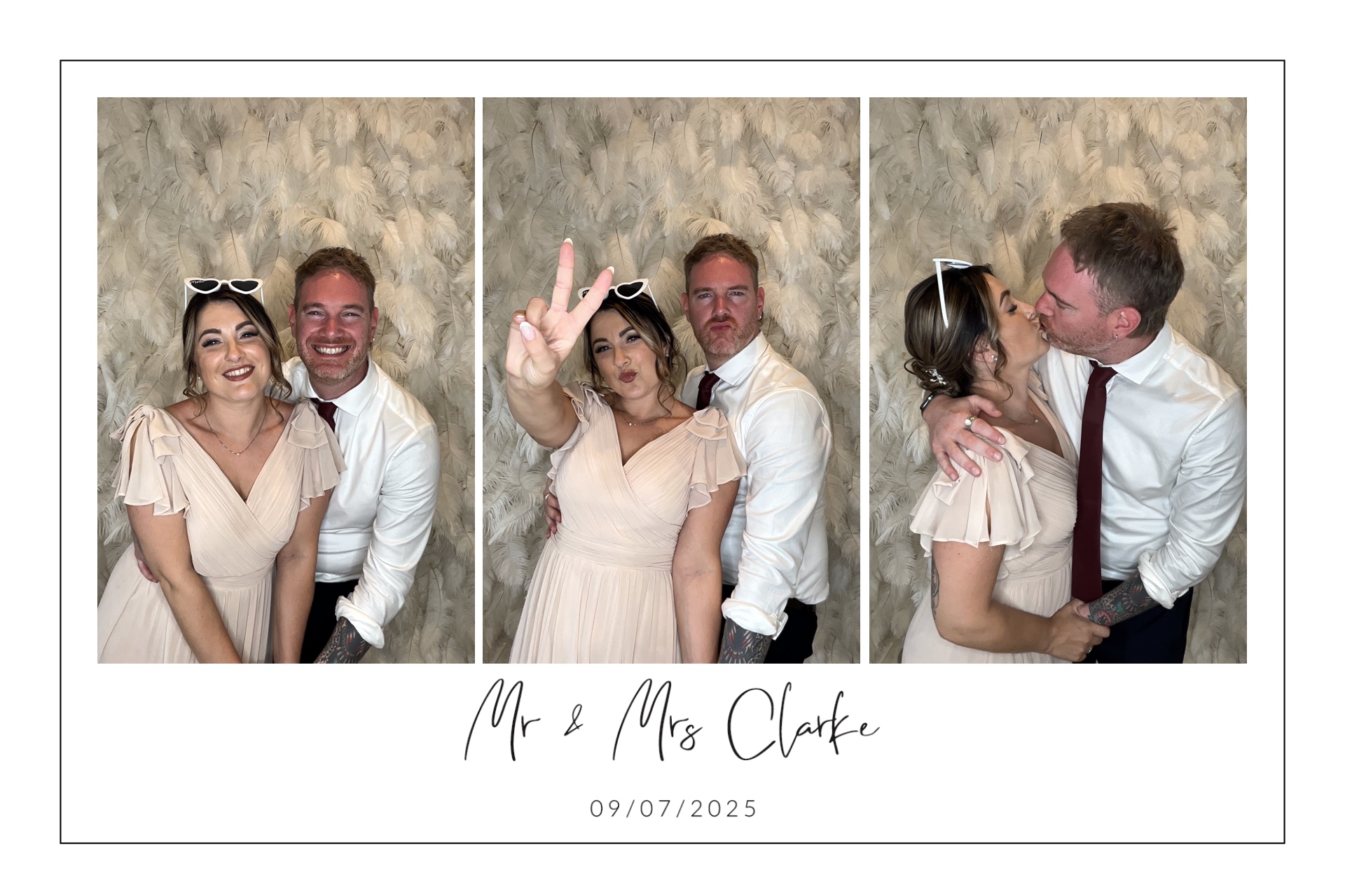Mr & Mrs Clarke photo booth images  | View more photos from the event at gallery.magicimages.uk/u/MagicImages/Mr-Mrs-Clarke-photo-booth-images
