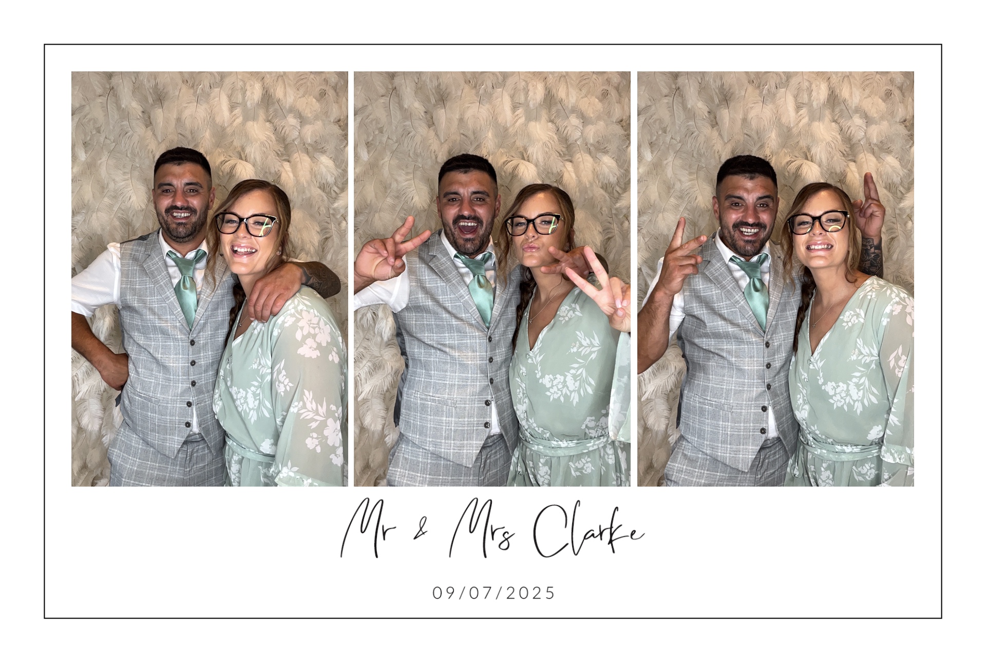 Mr & Mrs Clarke photo booth images  | View more photos from the event at gallery.magicimages.uk/u/MagicImages/Mr-Mrs-Clarke-photo-booth-images