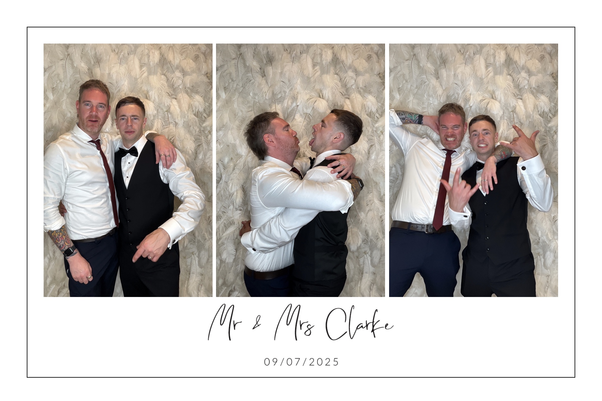 Mr & Mrs Clarke photo booth images  | View more photos from the event at gallery.magicimages.uk/u/MagicImages/Mr-Mrs-Clarke-photo-booth-images