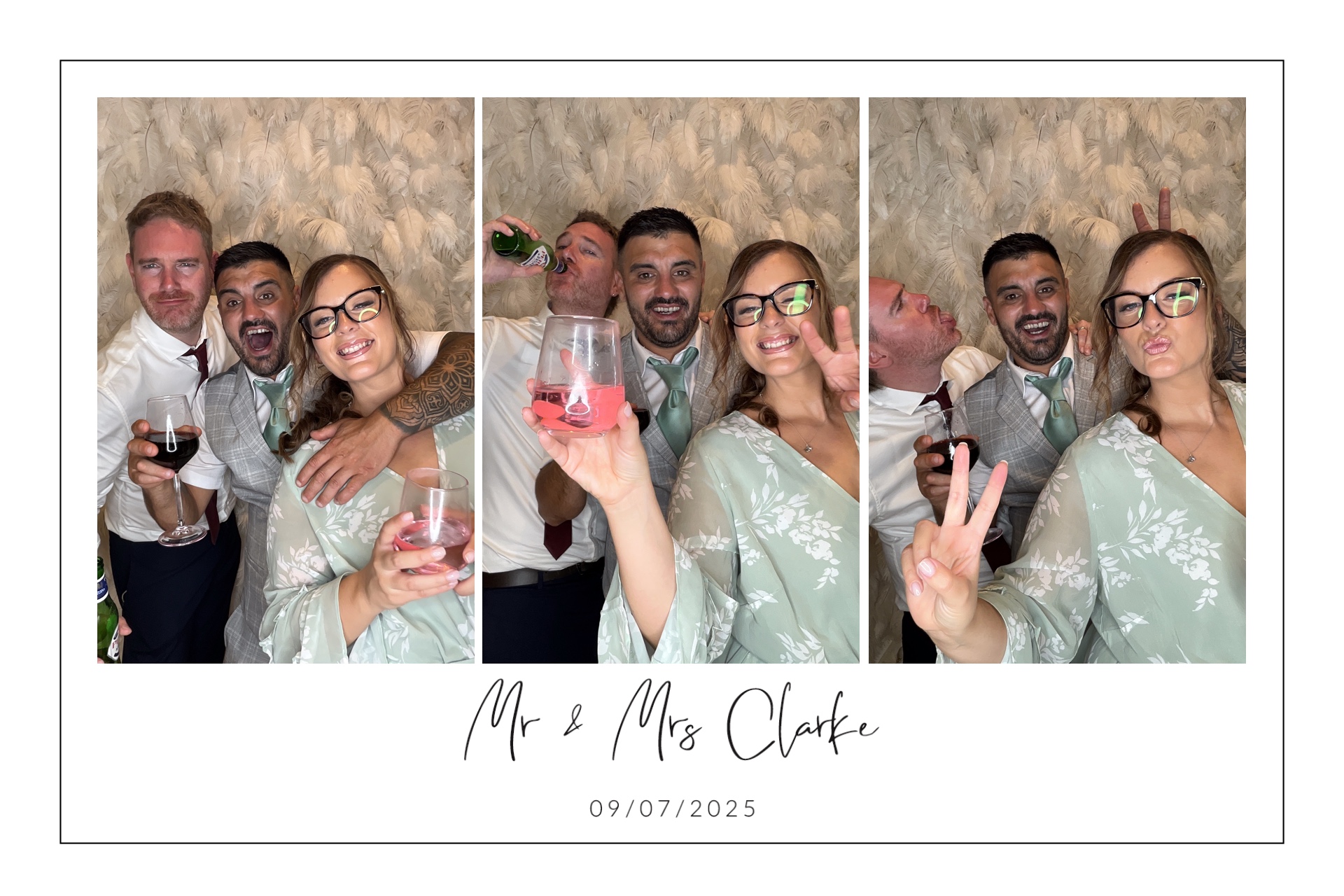 Mr & Mrs Clarke photo booth images  | View more photos from the event at gallery.magicimages.uk/u/MagicImages/Mr-Mrs-Clarke-photo-booth-images