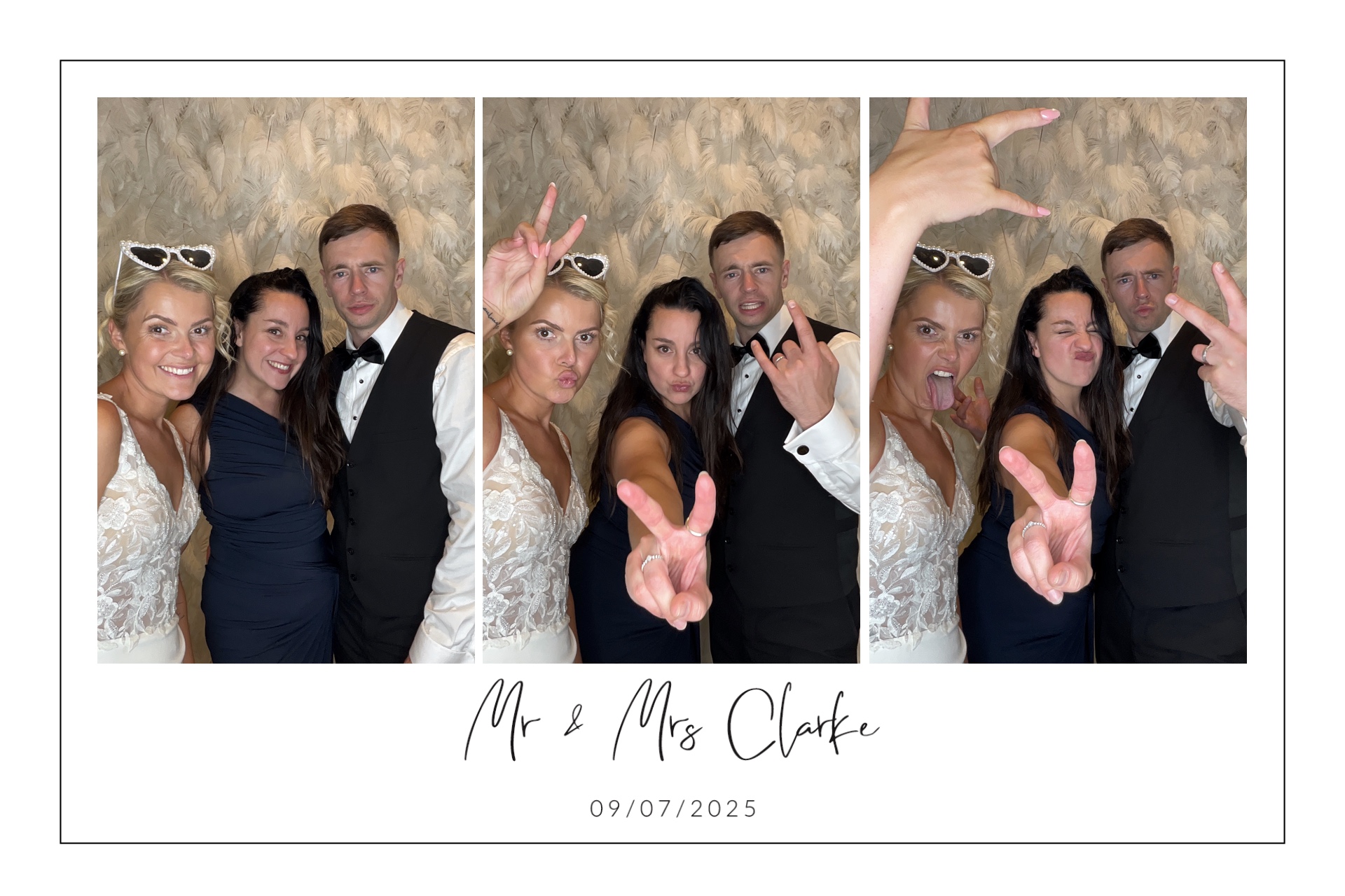 Mr & Mrs Clarke photo booth images  | View more photos from the event at gallery.magicimages.uk/u/MagicImages/Mr-Mrs-Clarke-photo-booth-images