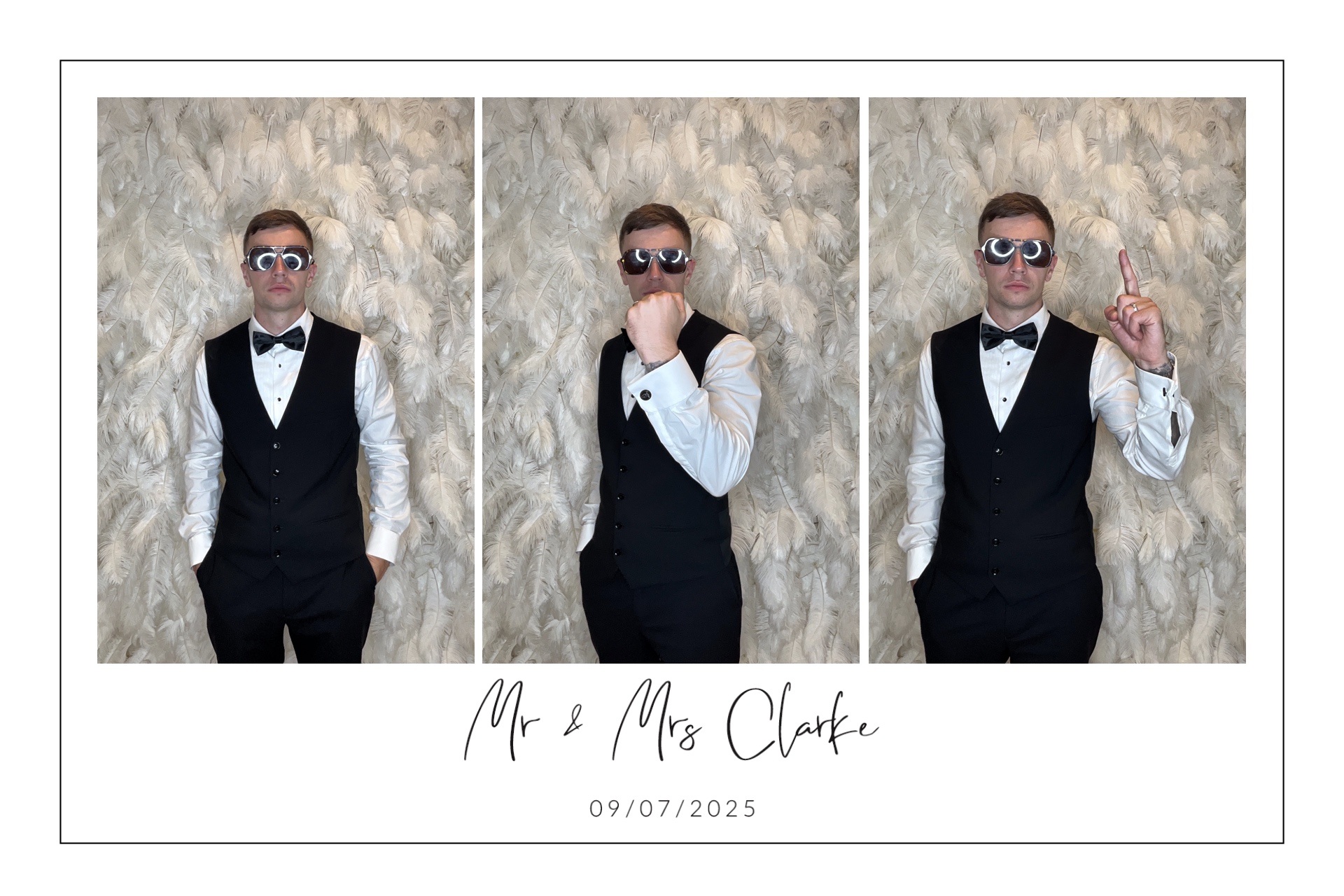Mr & Mrs Clarke photo booth images  | View more photos from the event at gallery.magicimages.uk/u/MagicImages/Mr-Mrs-Clarke-photo-booth-images