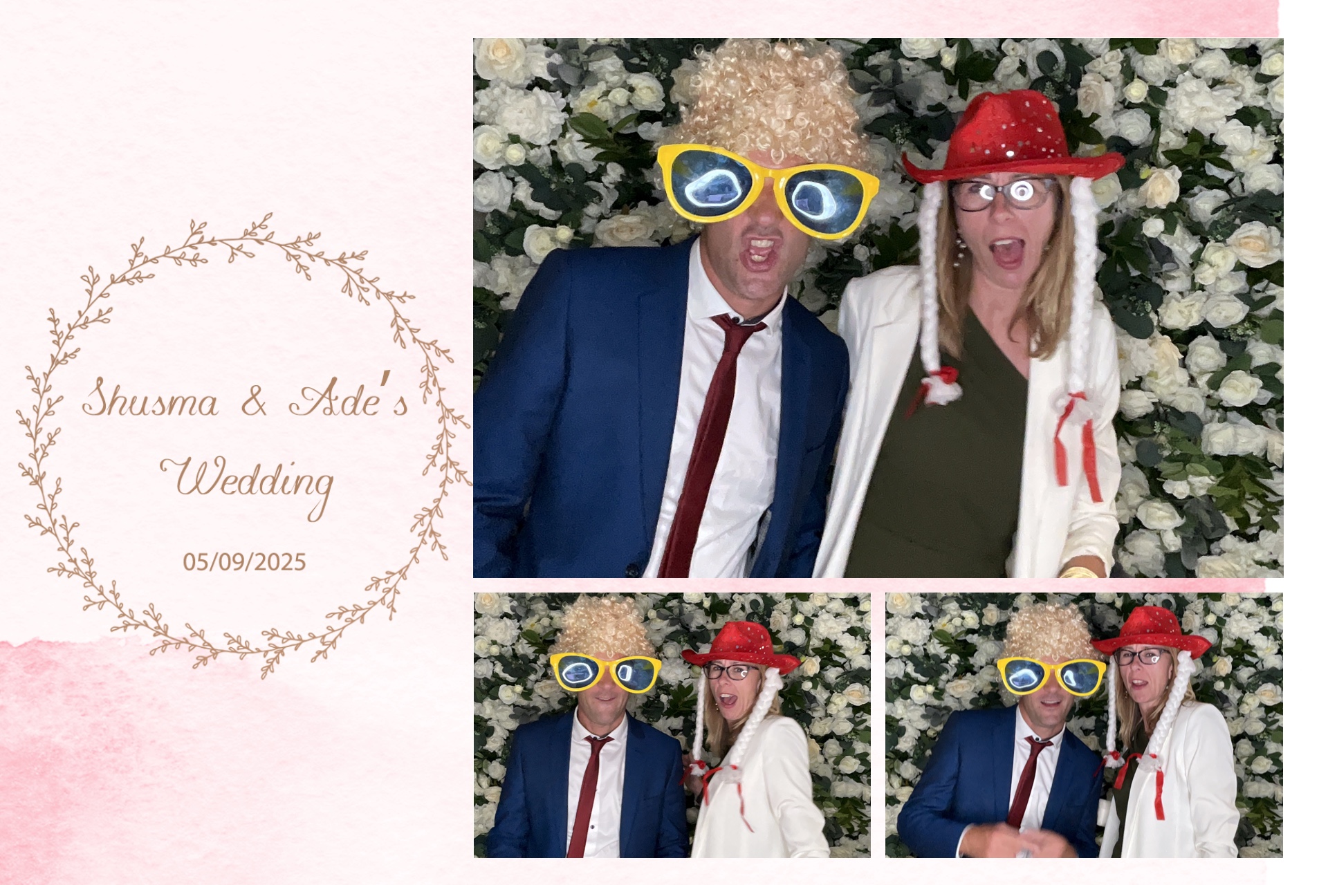 Shusma & Ade’s Wedding photo booth images  | View more photos from the event at gallery.magicimages.uk/u/MagicImages/Shusma-Ade’s-Wedding-photo-booth-images