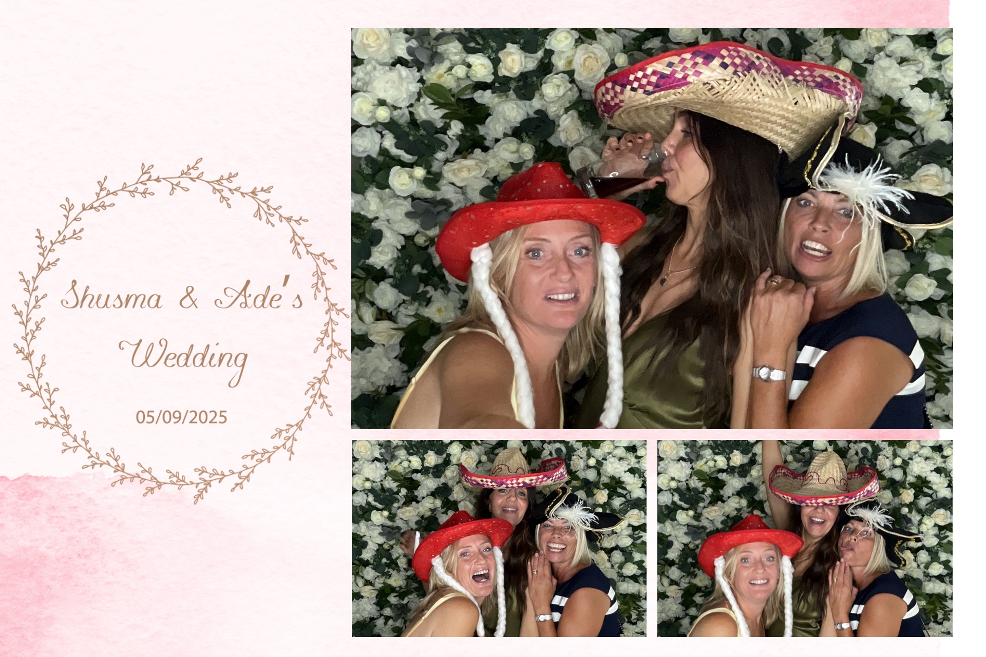 Shusma & Ade’s Wedding photo booth images  | View more photos from the event at gallery.magicimages.uk/u/MagicImages/Shusma-Ade’s-Wedding-photo-booth-images