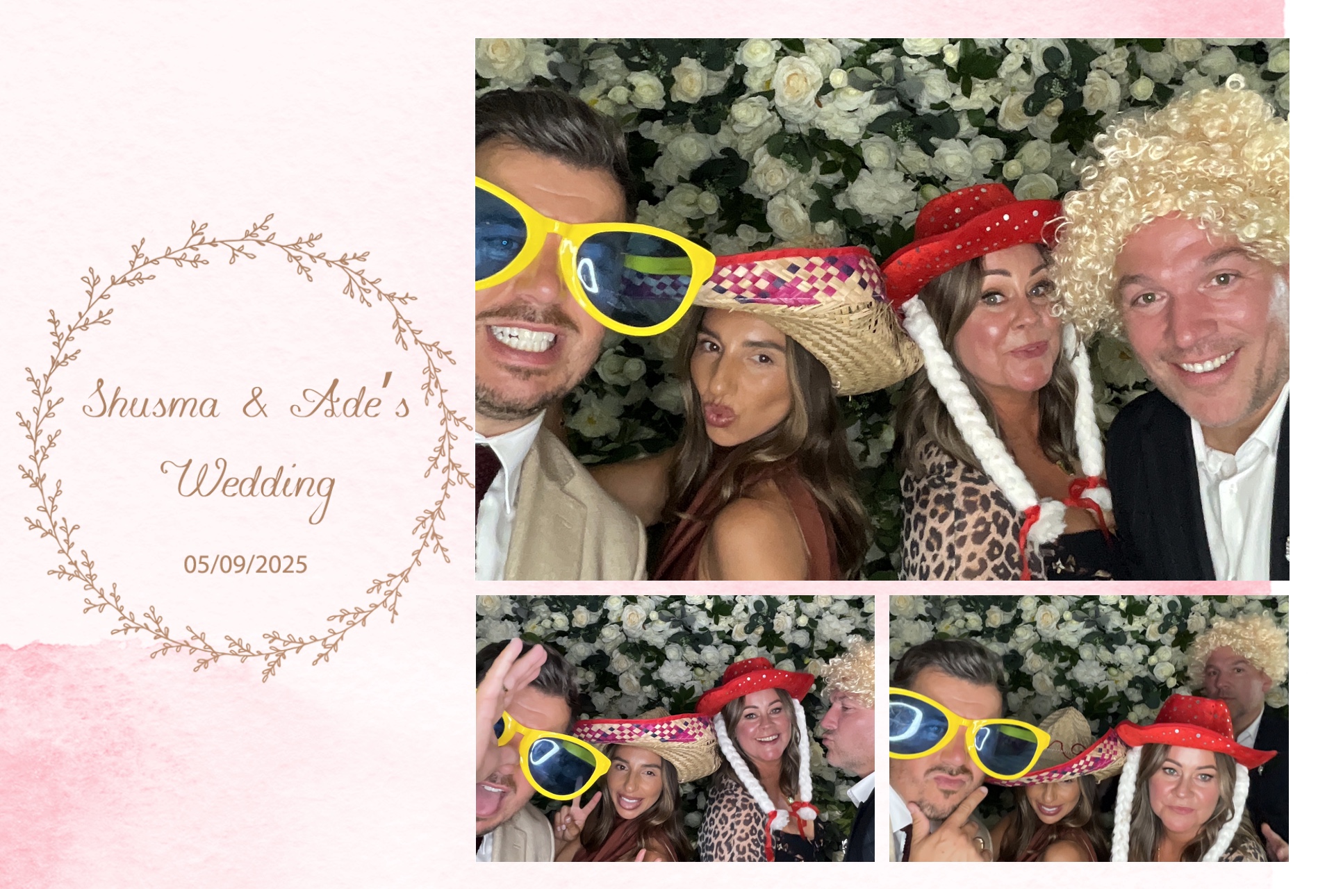 Shusma & Ade’s photo booth images  | View more photos from the event at gallery.magicimages.uk/u/MagicImages/Shusma-Ade’s-photo-booth-images