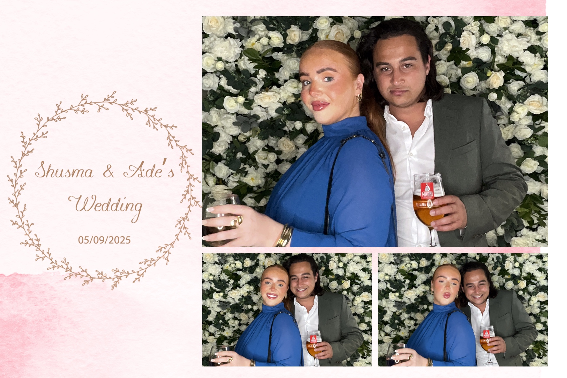 Shusma & Ade’s photo booth images  | View more photos from the event at gallery.magicimages.uk/u/MagicImages/Shusma-Ade’s-photo-booth-images