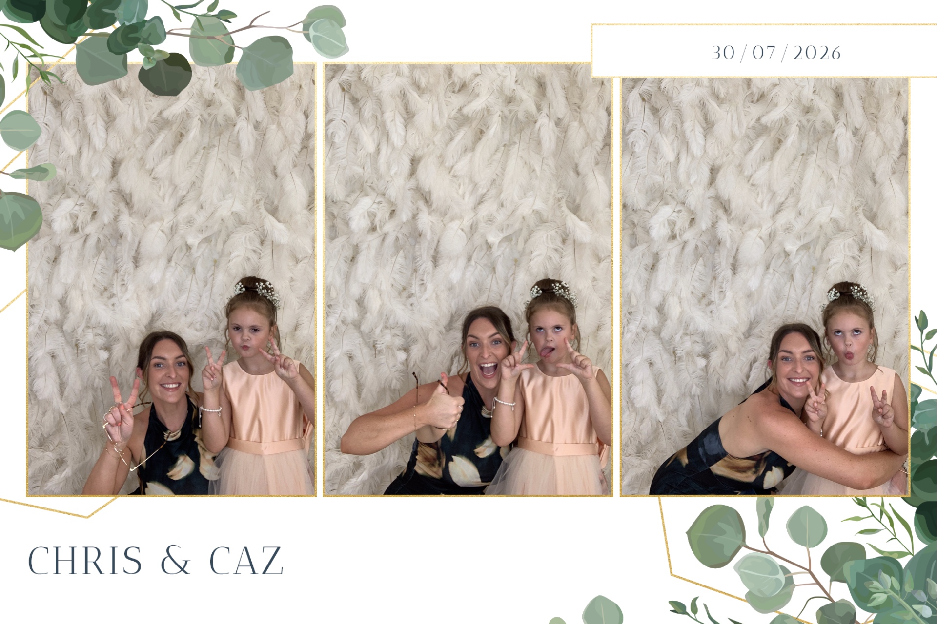 Caz & Chris photo booth images  | View more photos from the event at gallery.magicimages.uk/u/MagicImages/Caz-Chris-photo-booth-images