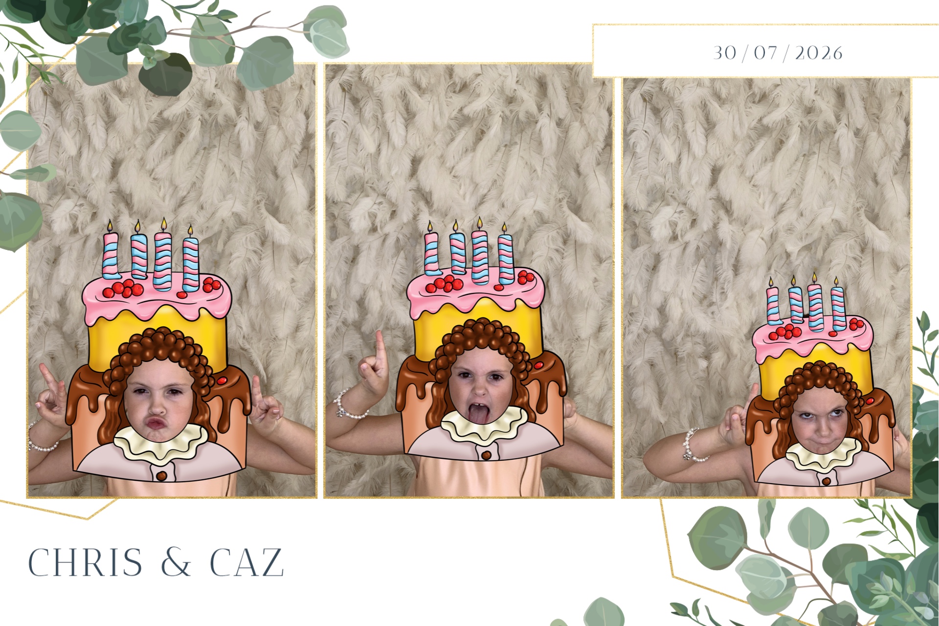 Caz & Chris photo booth images  | View more photos from the event at gallery.magicimages.uk/u/MagicImages/Caz-Chris-photo-booth-images