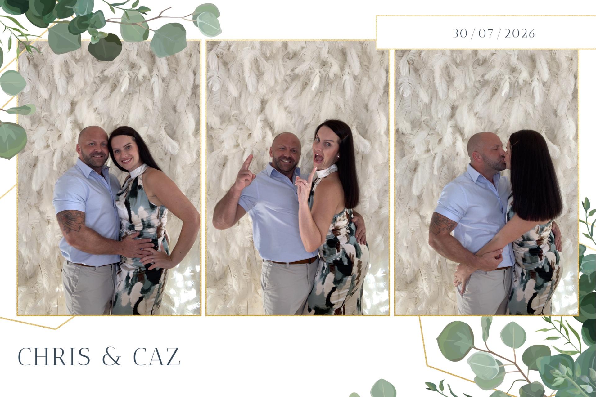 Caz & Chris photo booth images  | View more photos from the event at gallery.magicimages.uk/u/MagicImages/Caz-Chris-photo-booth-images