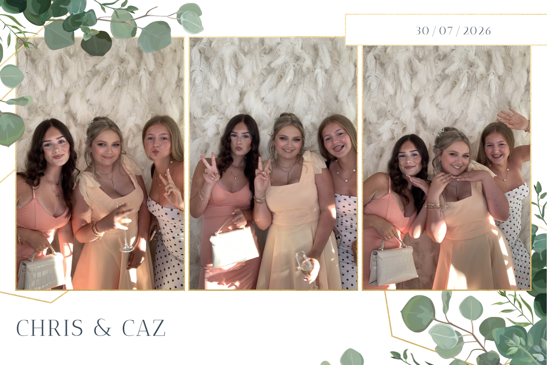 Caz & Chris photo booth images  | View more photos from the event at gallery.magicimages.uk/u/MagicImages/Caz-Chris-photo-booth-images