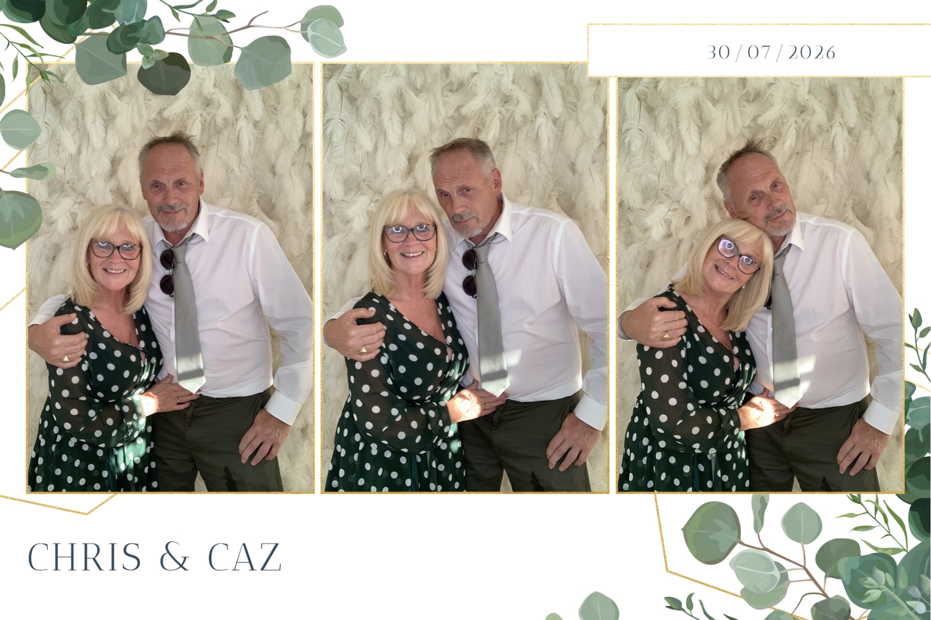 Caz & Chris photo booth images  | View more photos from the event at gallery.magicimages.uk/u/MagicImages/Caz-Chris-photo-booth-images