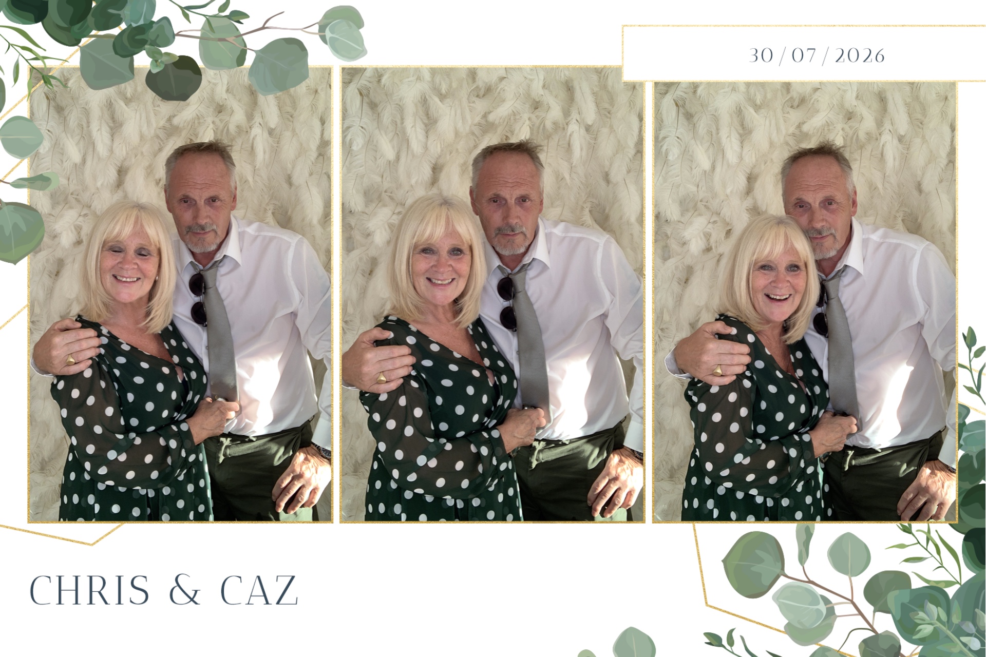 Caz & Chris photo booth images  | View more photos from the event at gallery.magicimages.uk/u/MagicImages/Caz-Chris-photo-booth-images