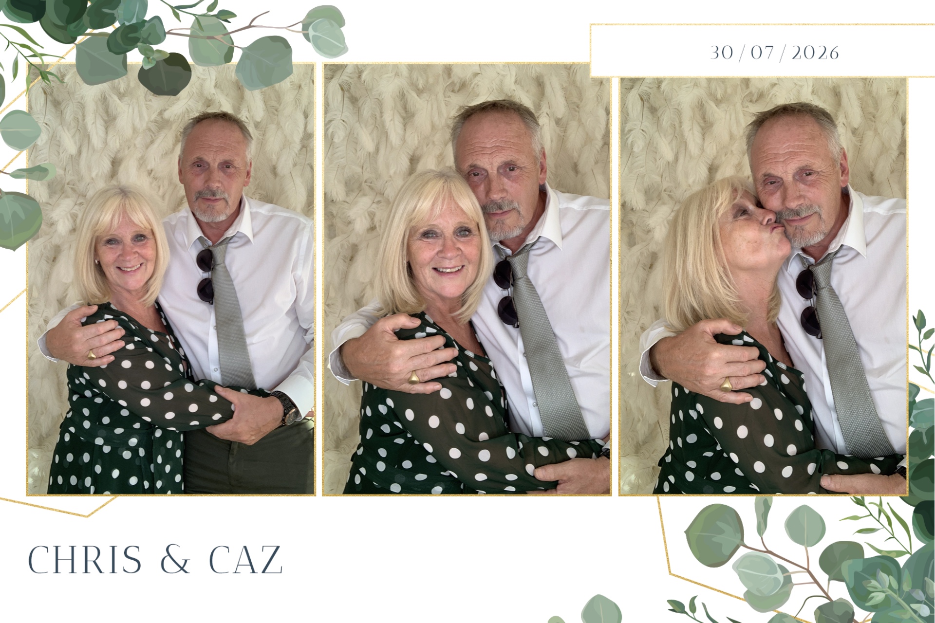 Caz & Chris photo booth images  | View more photos from the event at gallery.magicimages.uk/u/MagicImages/Caz-Chris-photo-booth-images