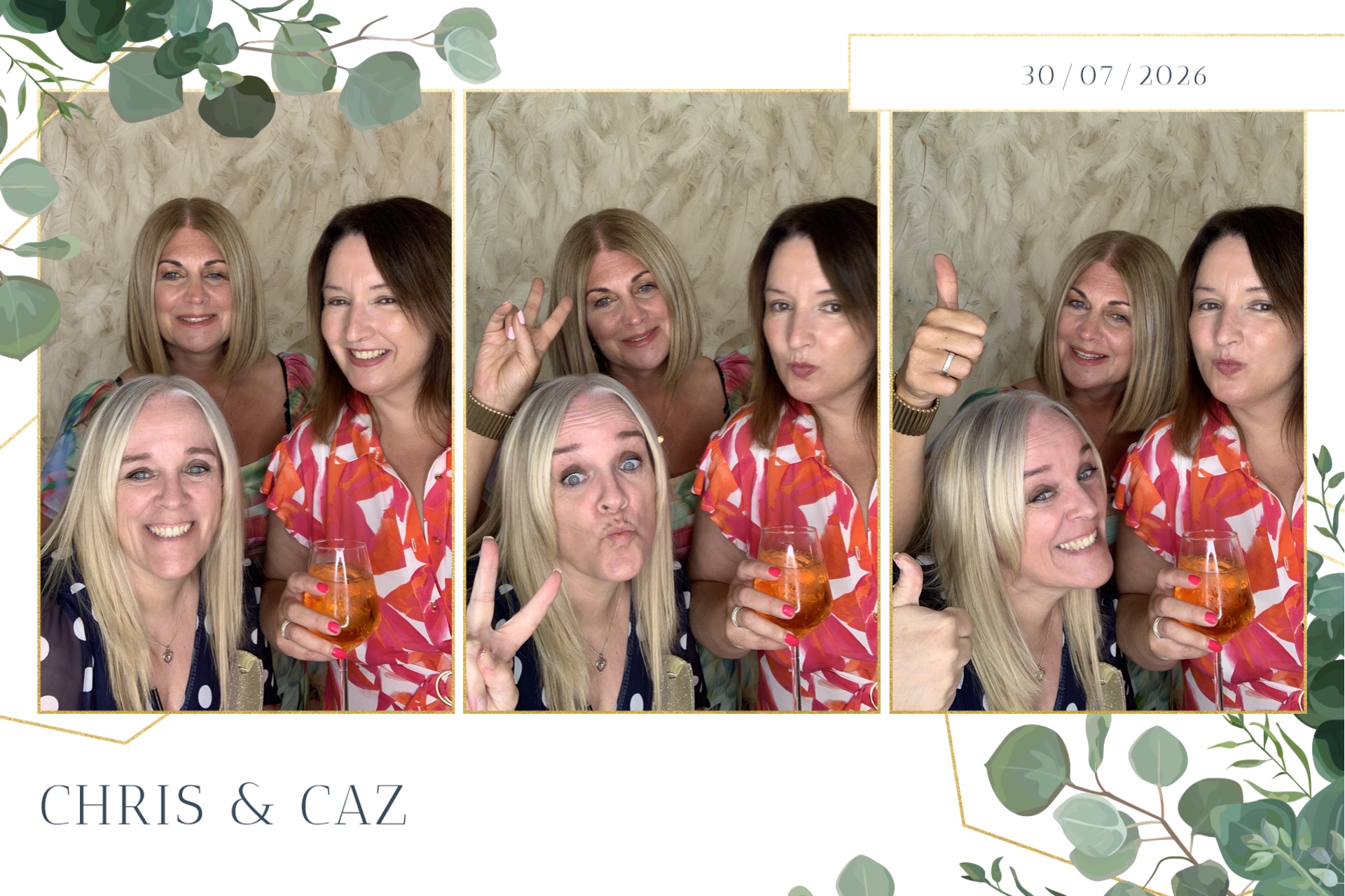 Caz & Chris photo booth images  | View more photos from the event at gallery.magicimages.uk/u/MagicImages/Caz-Chris-photo-booth-images