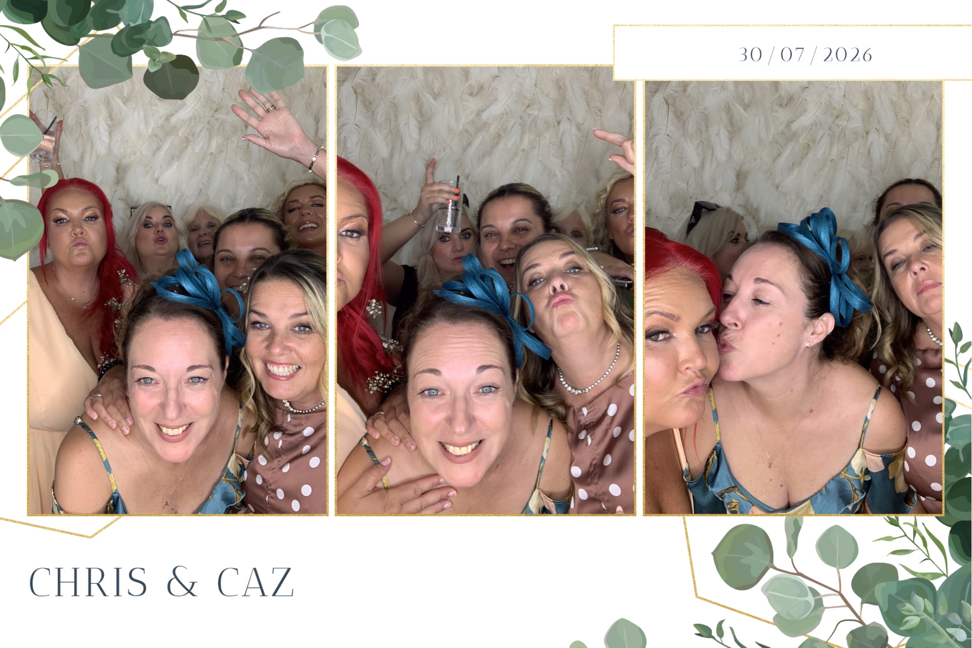 Caz & Chris photo booth images  | View more photos from the event at gallery.magicimages.uk/u/MagicImages/Caz-Chris-photo-booth-images