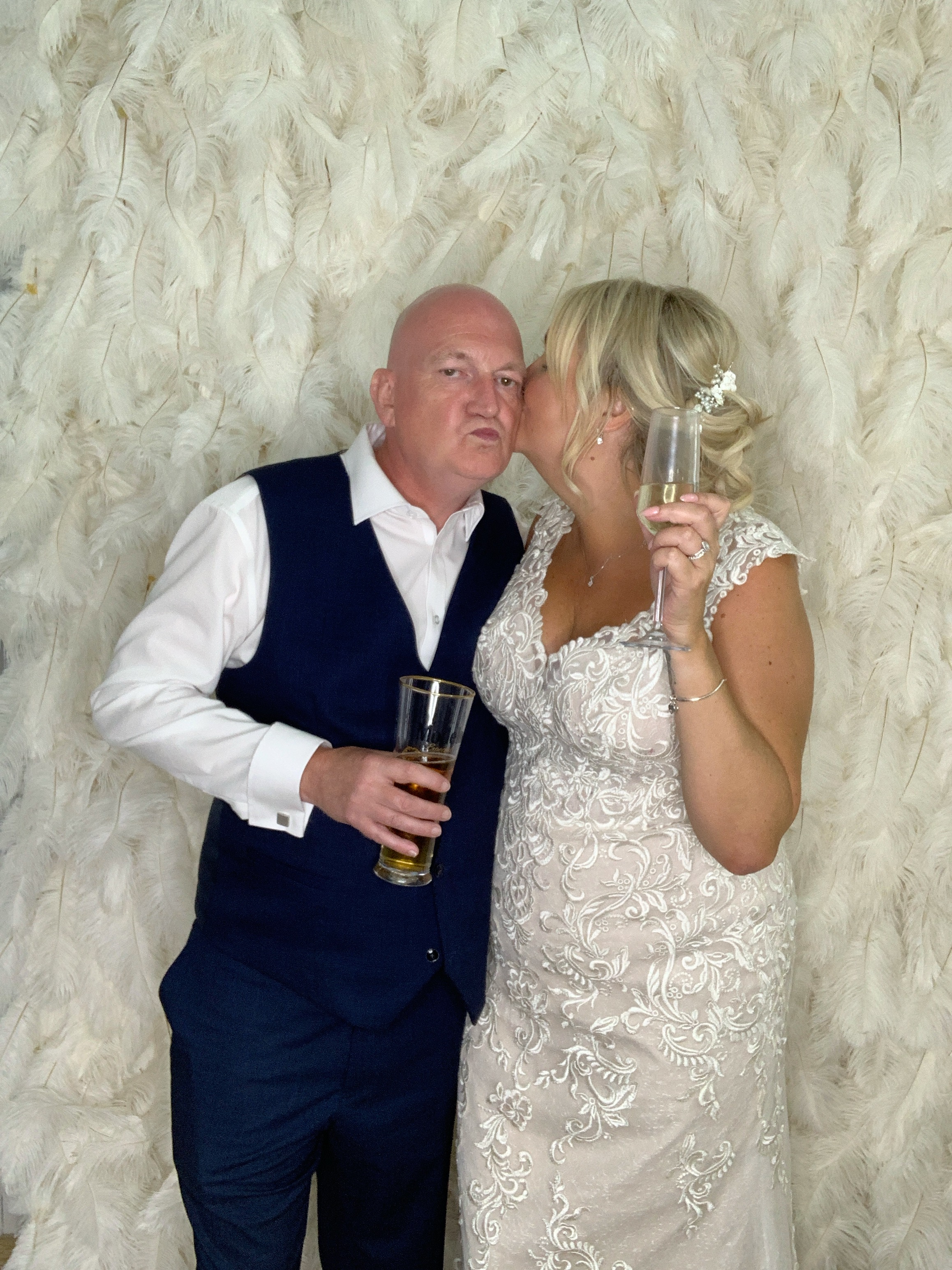 Caz & Chris photo booth images  | View more photos from the event at gallery.magicimages.uk/u/MagicImages/Caz-Chris-photo-booth-images