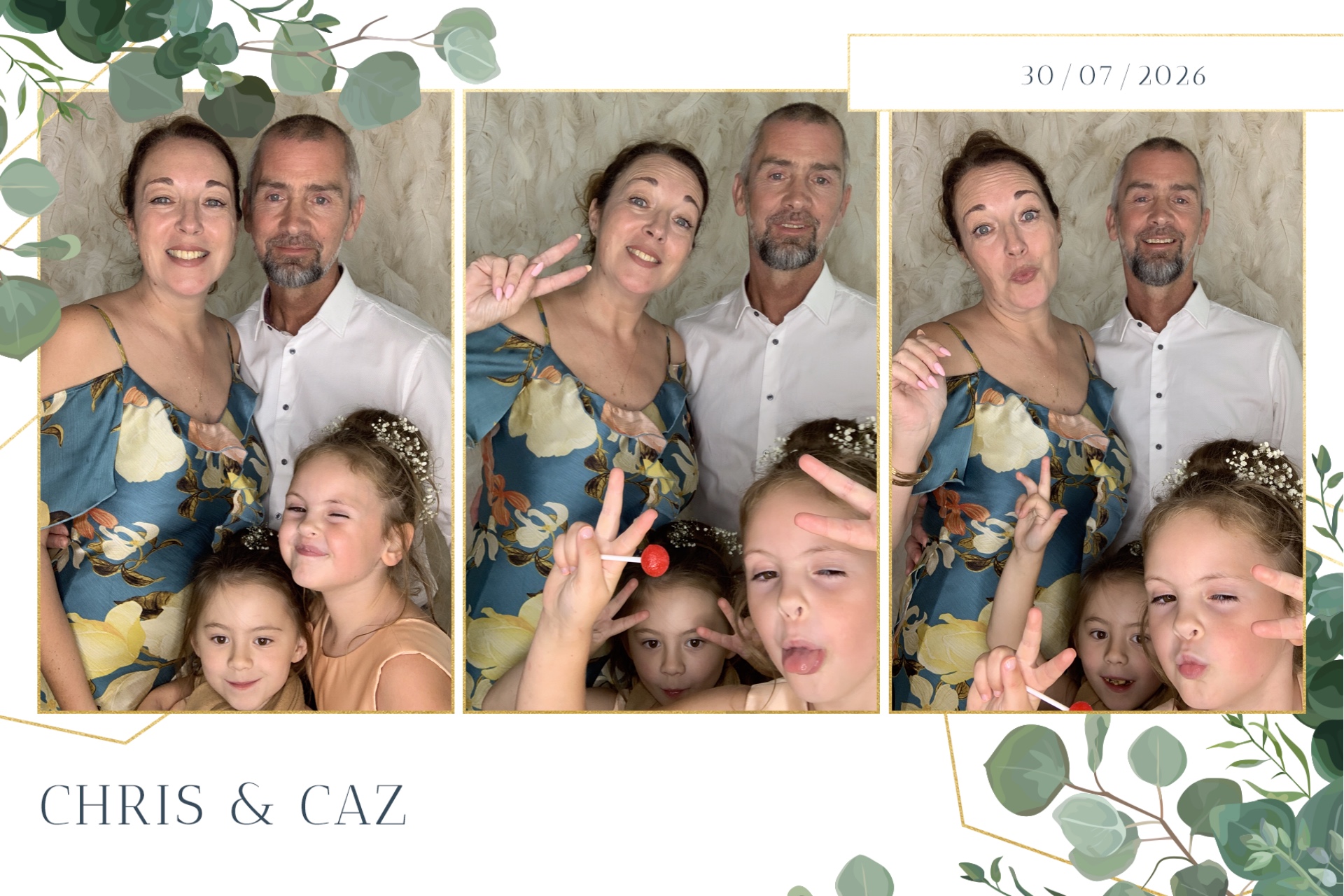 Caz & Chris photo booth images  | View more photos from the event at gallery.magicimages.uk/u/MagicImages/Caz-Chris-photo-booth-images