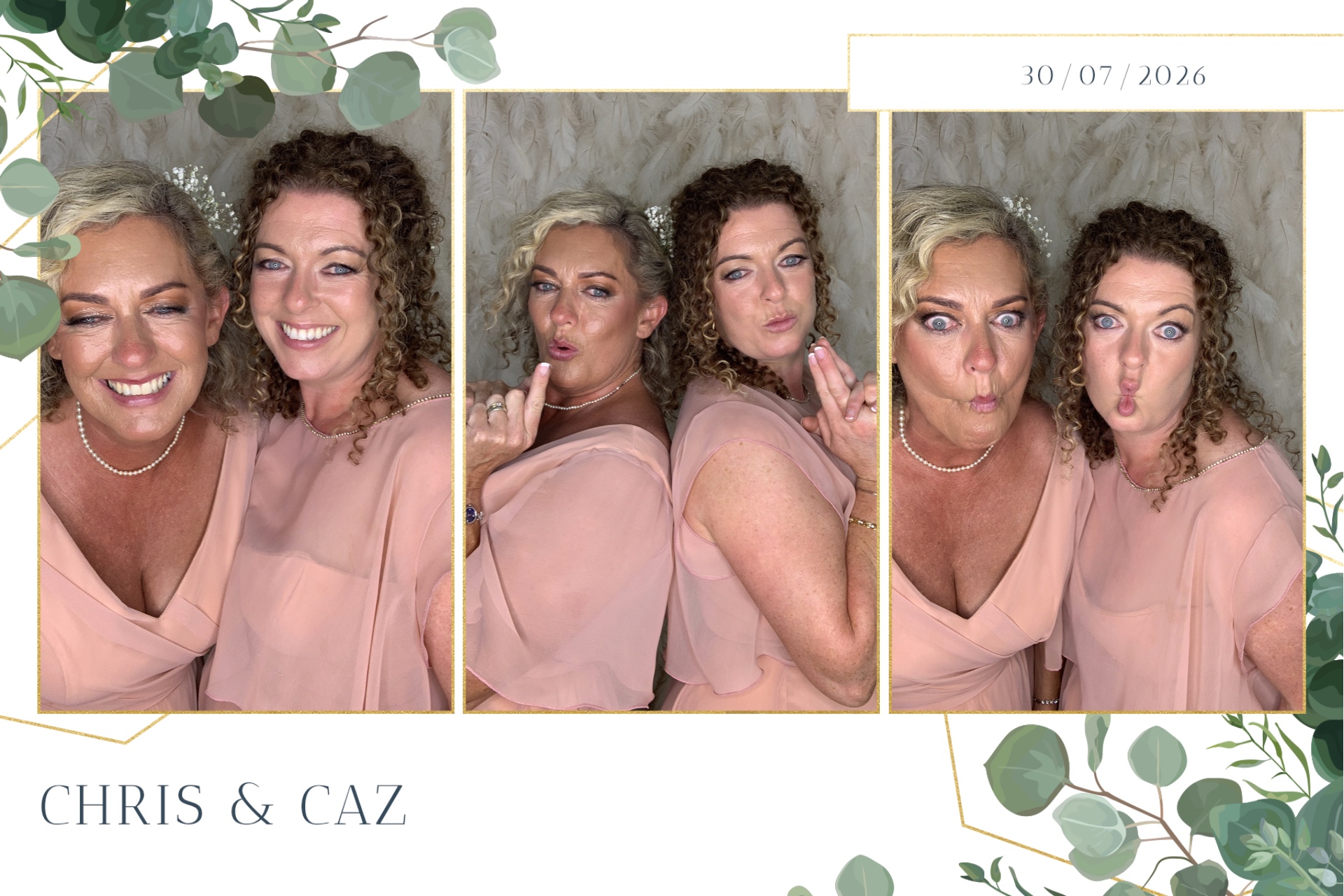 Caz & Chris photo booth images  | View more photos from the event at gallery.magicimages.uk/u/MagicImages/Caz-Chris-photo-booth-images