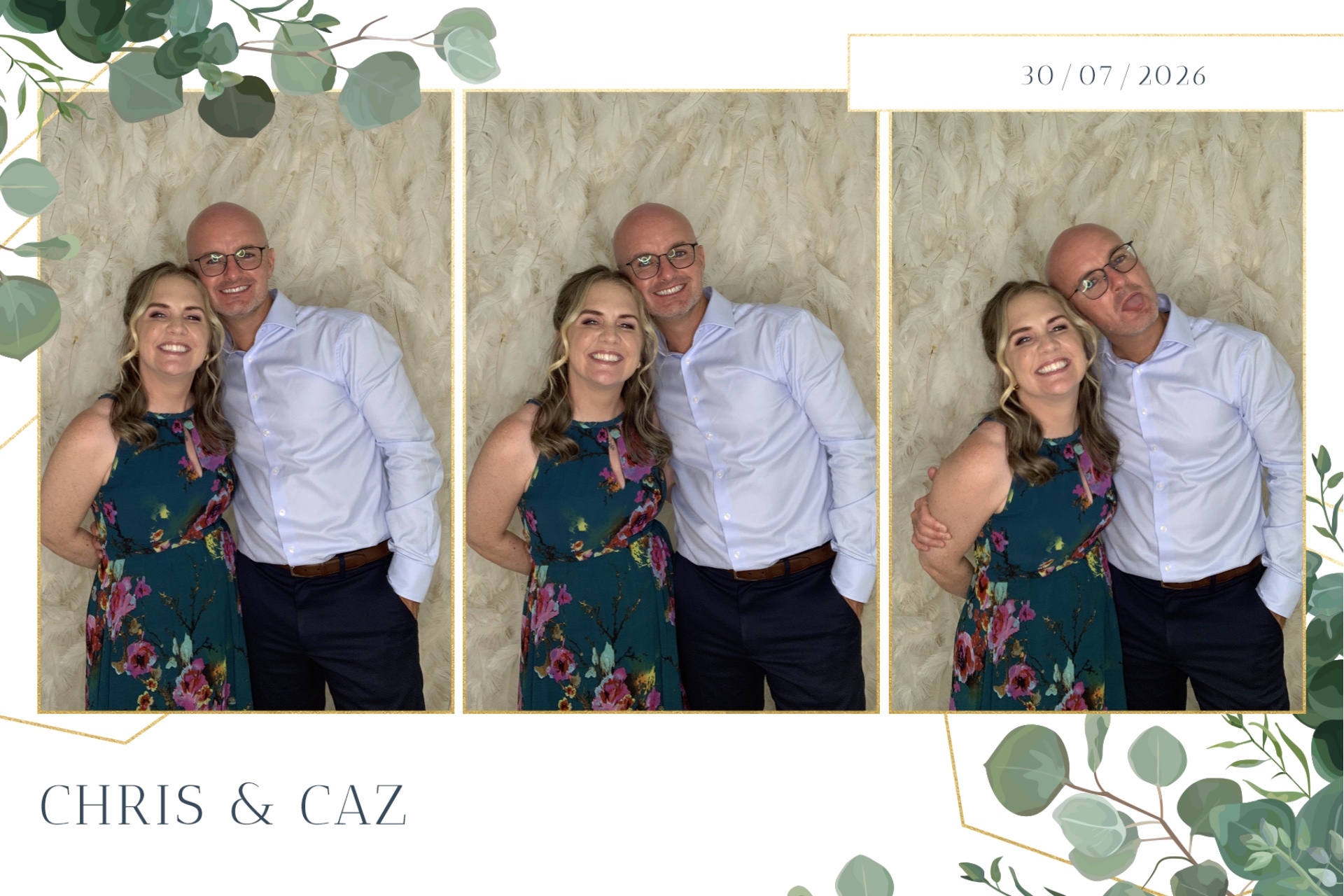 Caz & Chris photo booth images  | View more photos from the event at gallery.magicimages.uk/u/MagicImages/Caz-Chris-photo-booth-images