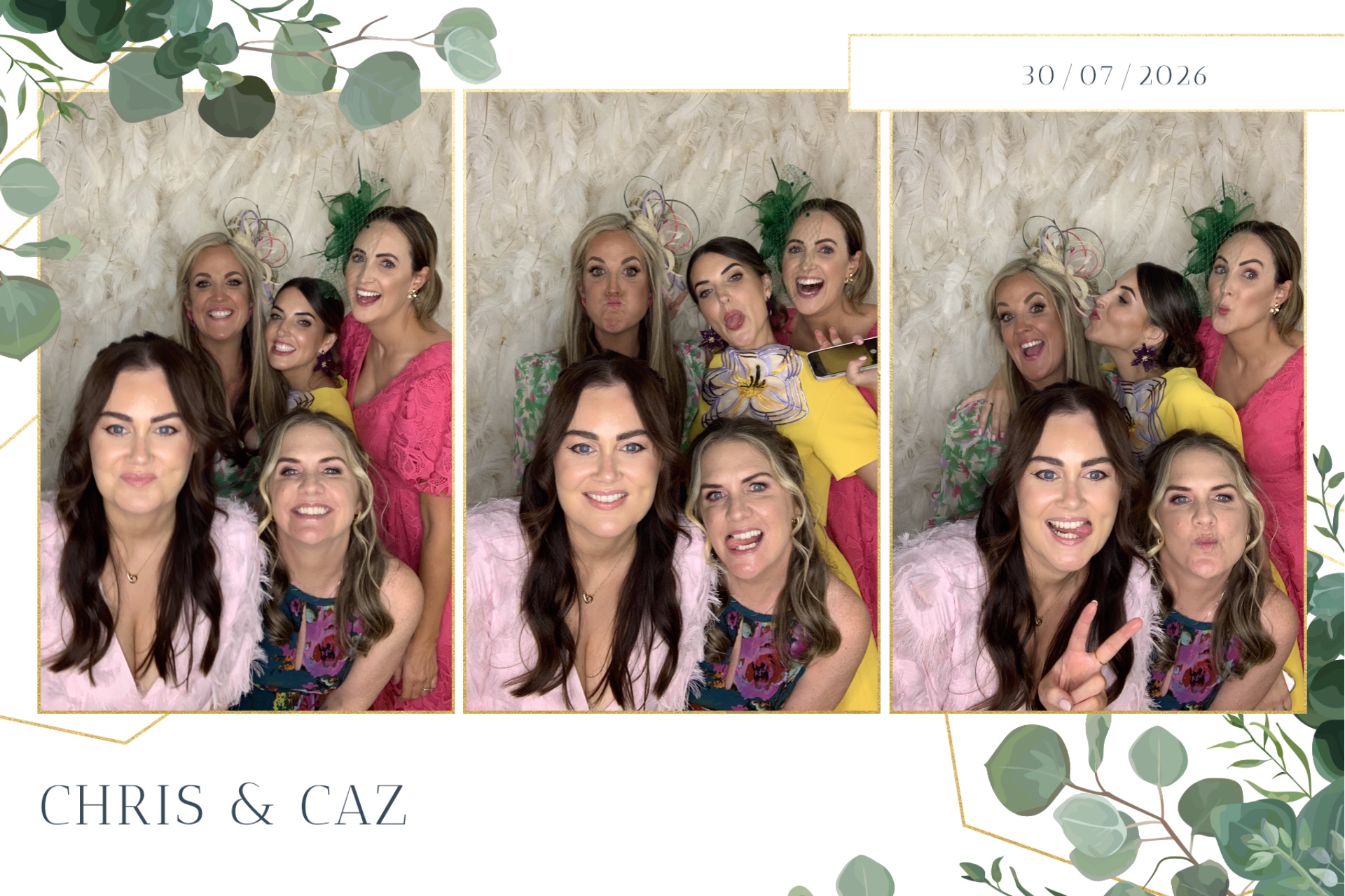 Caz & Chris photo booth images  | View more photos from the event at gallery.magicimages.uk/u/MagicImages/Caz-Chris-photo-booth-images