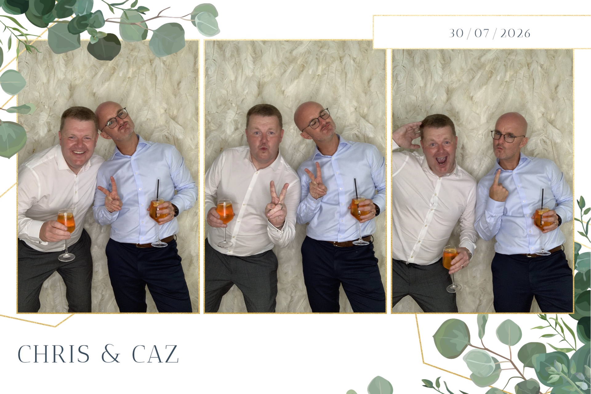 Caz & Chris photo booth images  | View more photos from the event at gallery.magicimages.uk/u/MagicImages/Caz-Chris-photo-booth-images
