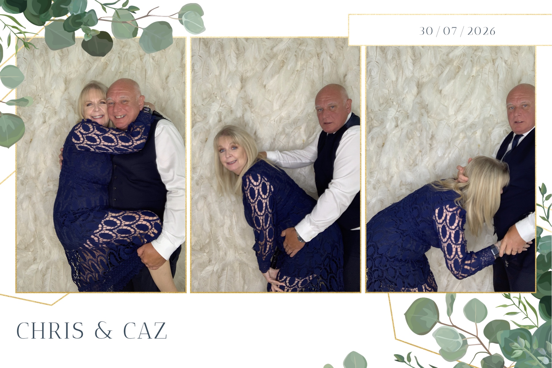 Caz & Chris photo booth images  | View more photos from the event at gallery.magicimages.uk/u/MagicImages/Caz-Chris-photo-booth-images