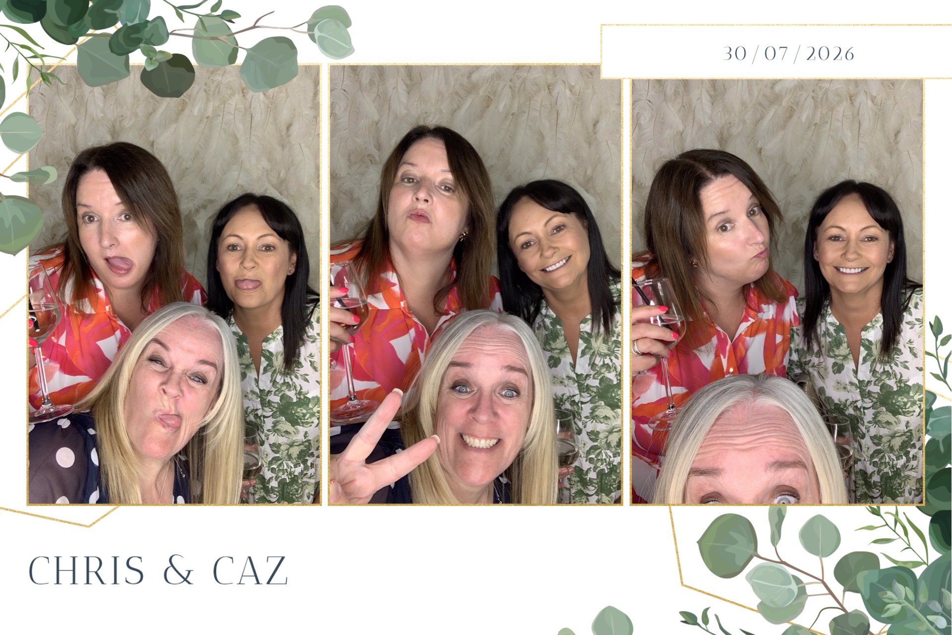 Caz & Chris photo booth images  | View more photos from the event at gallery.magicimages.uk/u/MagicImages/Caz-Chris-photo-booth-images