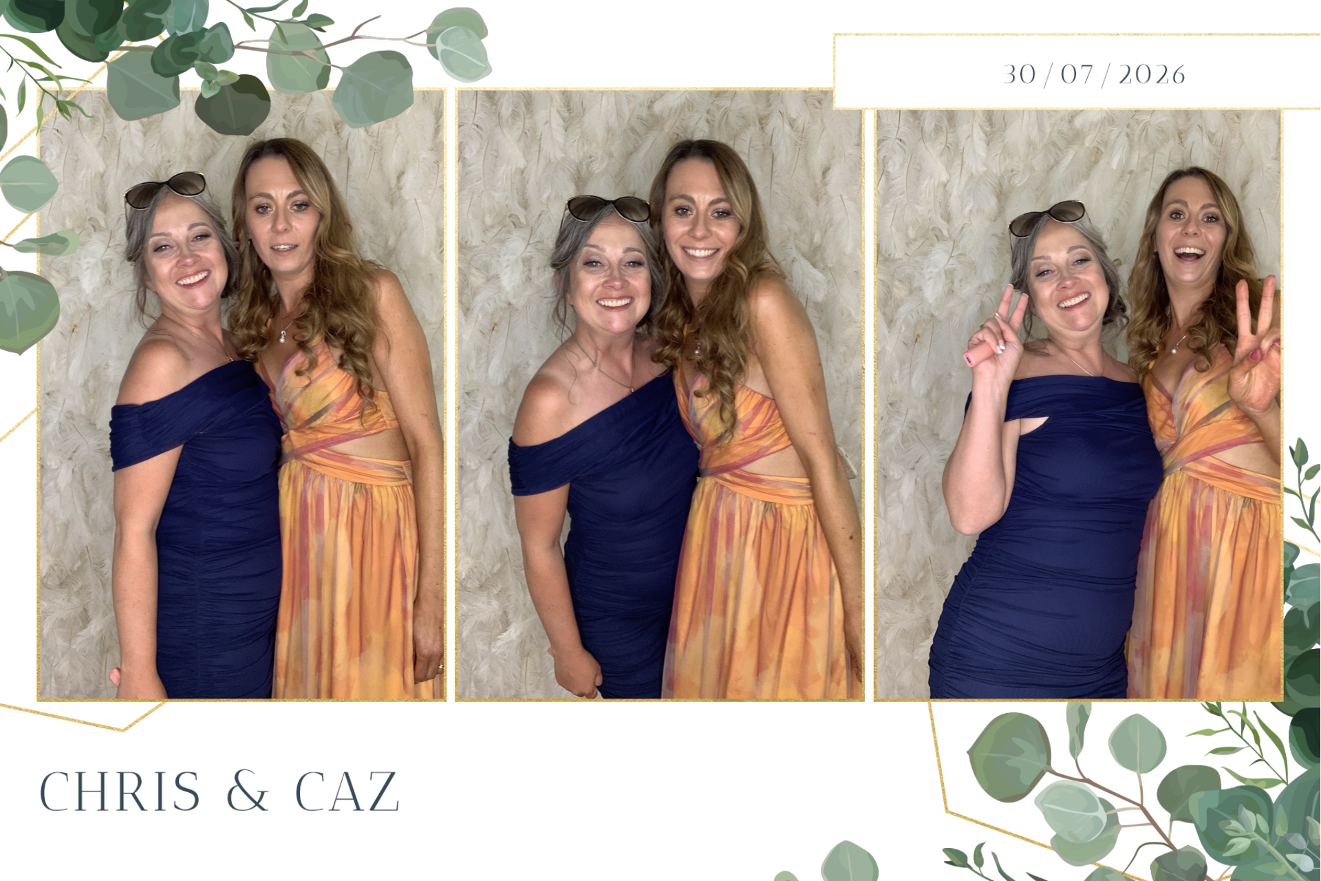 Caz & Chris photo booth images  | View more photos from the event at gallery.magicimages.uk/u/MagicImages/Caz-Chris-photo-booth-images
