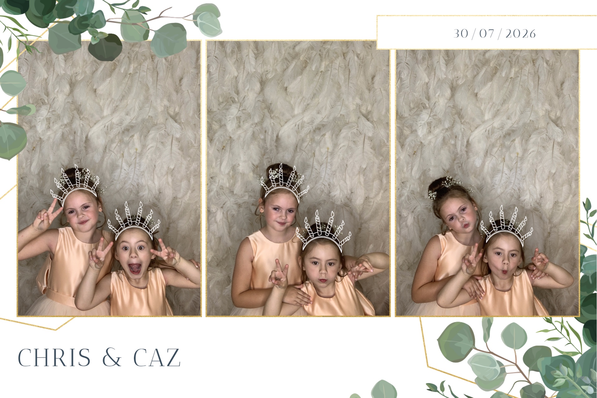 Caz & Chris photo booth images  | View more photos from the event at gallery.magicimages.uk/u/MagicImages/Caz-Chris-photo-booth-images