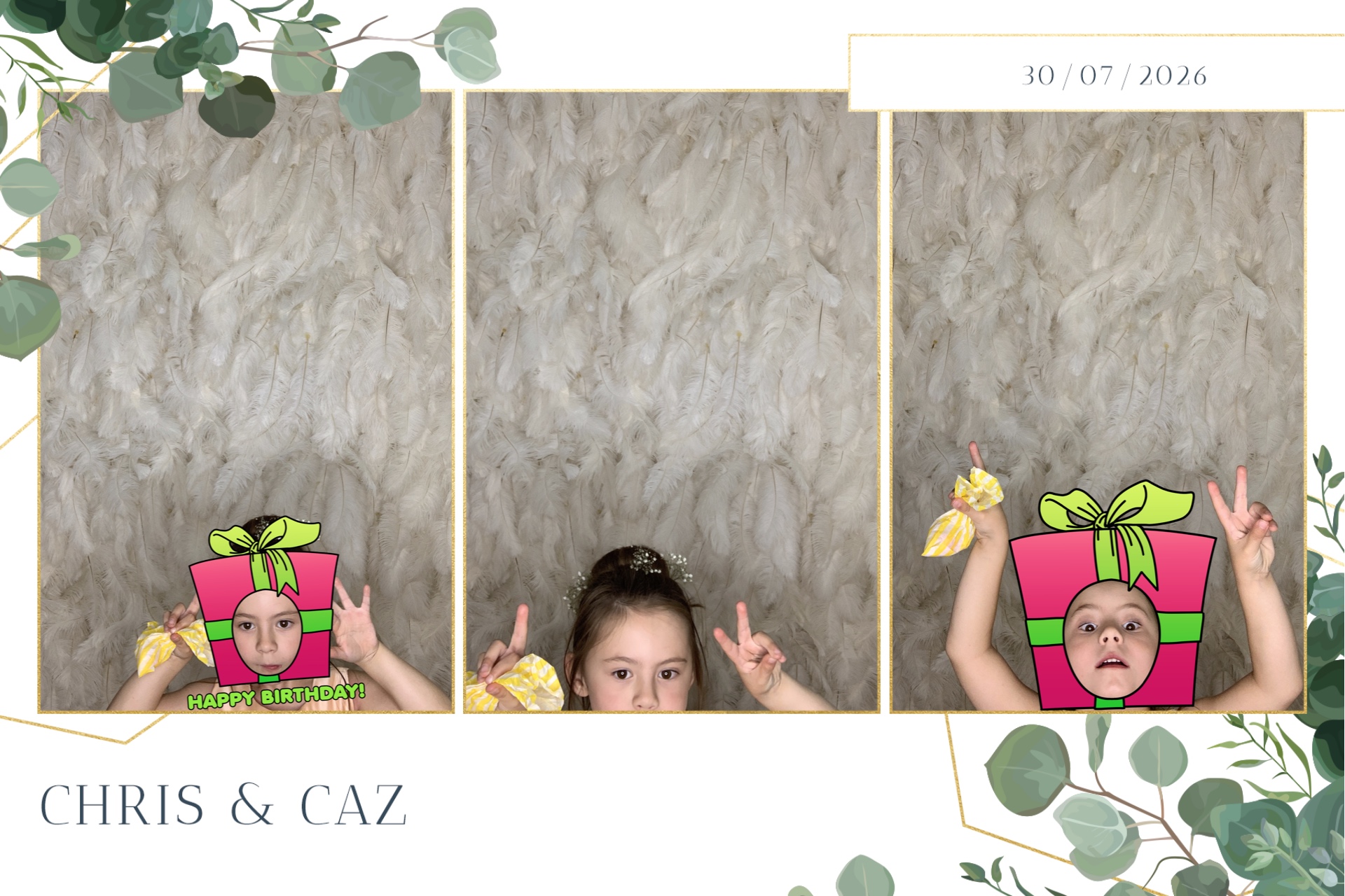 Caz & Chris photo booth images  | View more photos from the event at gallery.magicimages.uk/u/MagicImages/Caz-Chris-photo-booth-images
