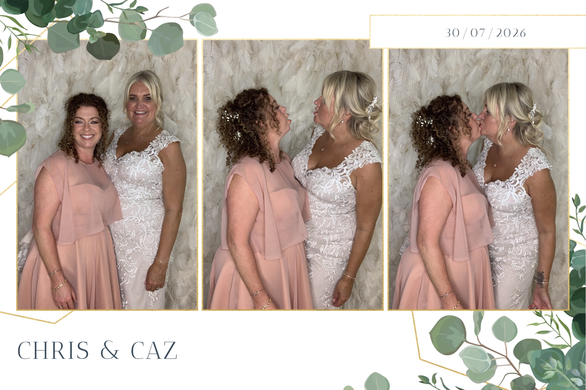 Caz & Chris photo booth images  | View more photos from the event at gallery.magicimages.uk/u/MagicImages/Caz-Chris-photo-booth-images