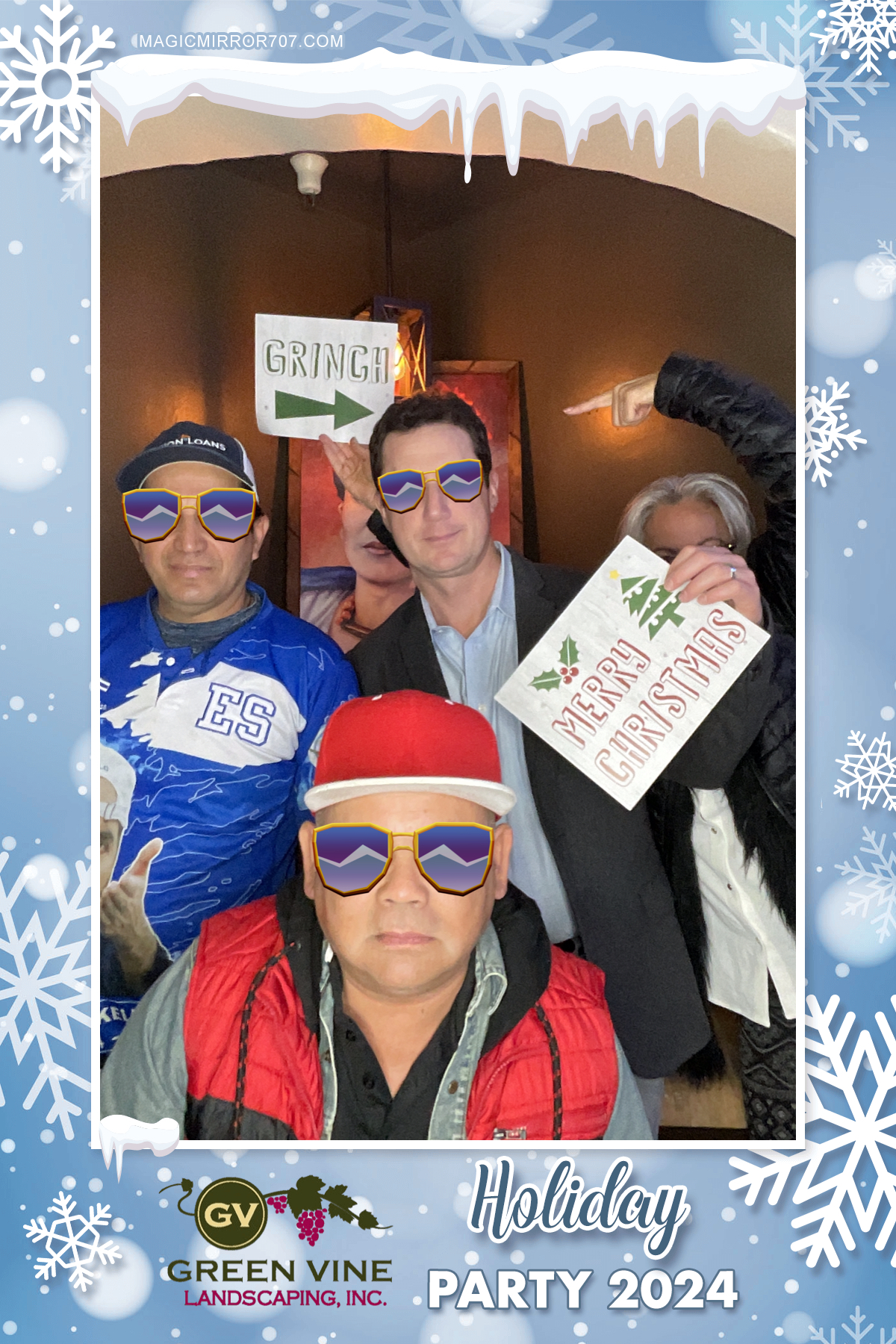 Green Vine Landscaping Inc Holiday Party 2024 | View more photos from the event at gallery.magicmirror707.com/u/MagicMirror707/Green-Vine-Landscaping-Inc-Holiday-Party-2024
