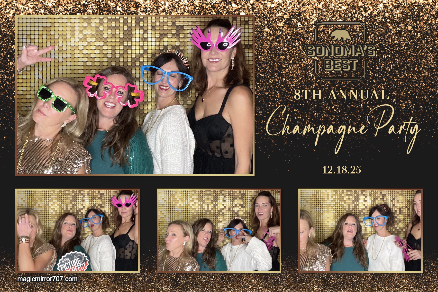 Champange Party | View more photos from the event at gallery.magicmirror707.com/u/MagicMirror707/Champange-Party