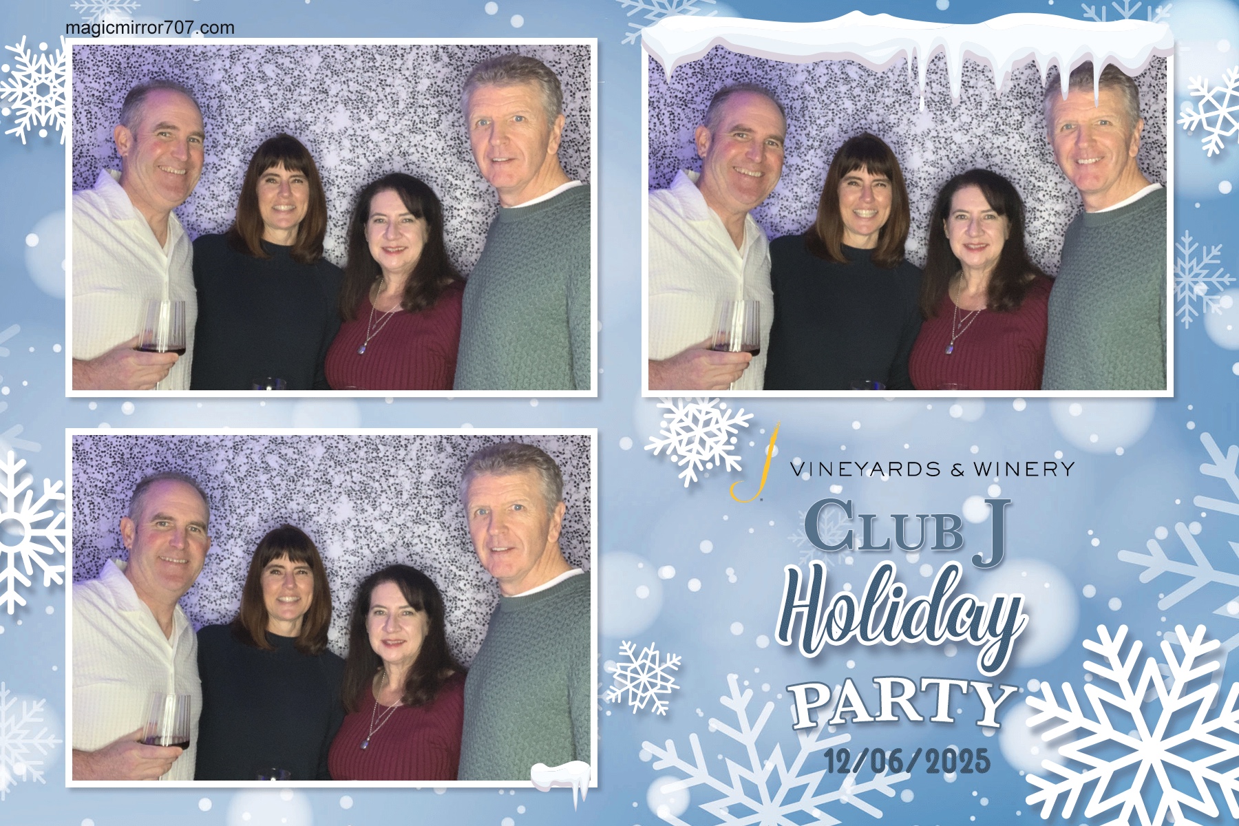 J Vineyards Holiday Party | View more photos from the event at gallery.magicmirror707.com/u/MagicMirror707/J-Vineyards-Holiday-Party