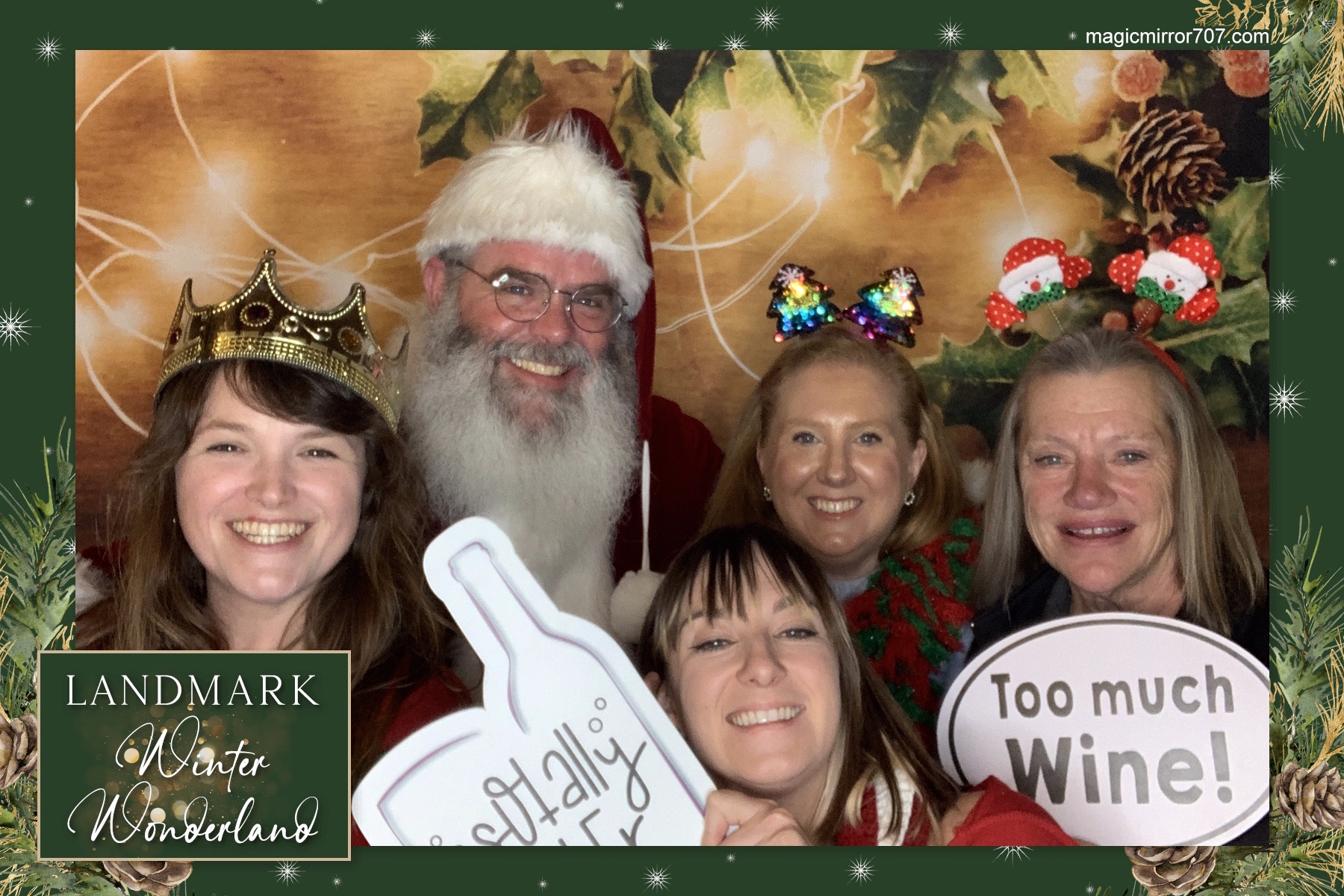 Landmark Annual Holiday Party – Santa Lap  | View more photos from the event at gallery.magicmirror707.com/u/MagicMirror707/Landmark-Annual-Holiday-Party-–-Santa-Lap