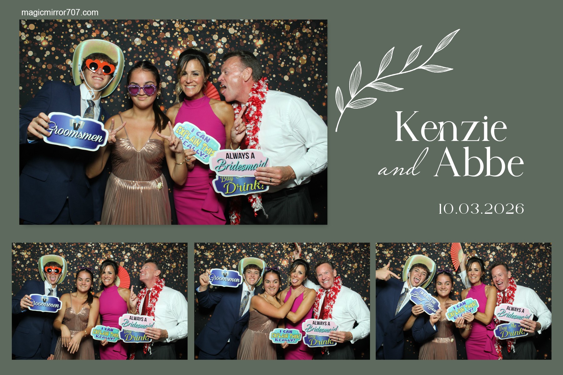  Kenzie & Abbe's Wedding | View more photos from the event at gallery.magicmirror707.com/u/MagicMirror707/Kenzie-Abbes-Wedding