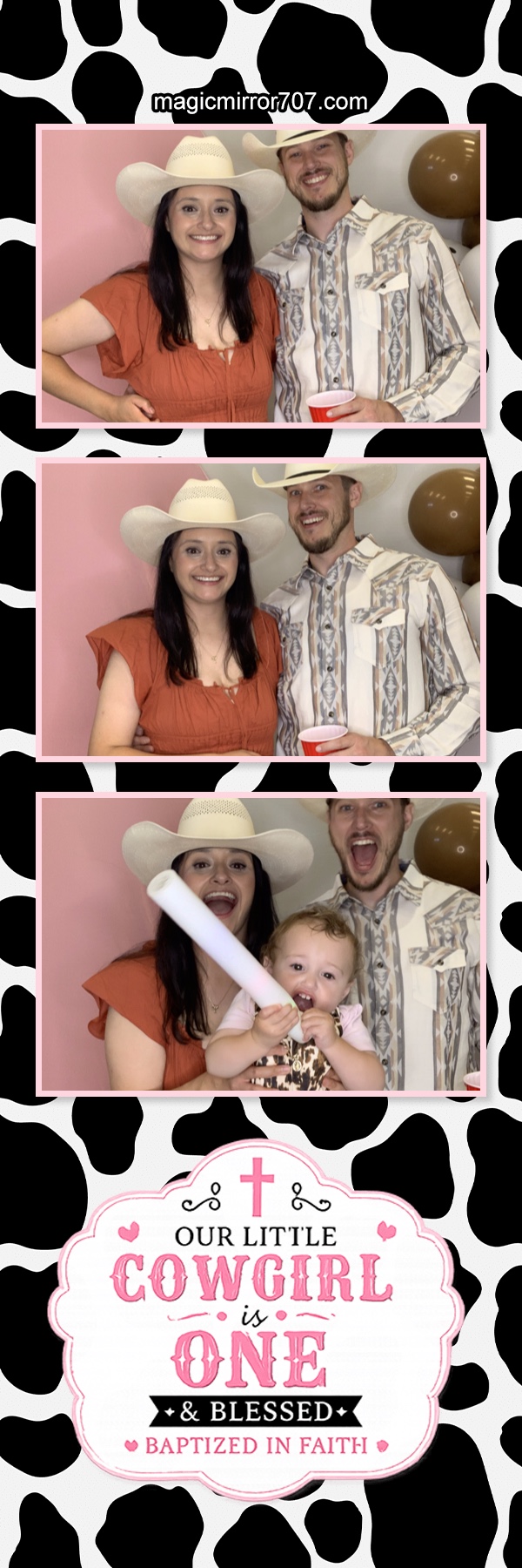 Our Little Cowgirl is One | View more photos from the event at gallery.magicmirror707.com/u/MagicMirror707/Our-Little-Cowgirl-is-One