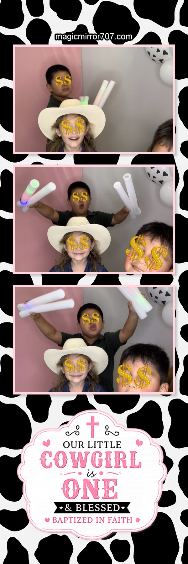 Our Little Cowgirl is One | View more photos from the event at gallery.magicmirror707.com/u/MagicMirror707/Our-Little-Cowgirl-is-One