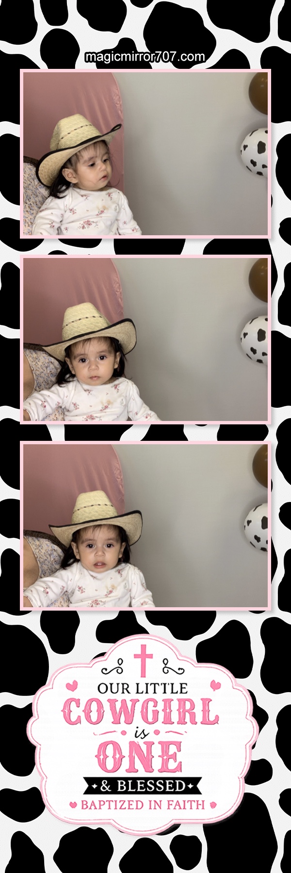 Our Little Cowgirl is One | View more photos from the event at gallery.magicmirror707.com/u/MagicMirror707/Our-Little-Cowgirl-is-One