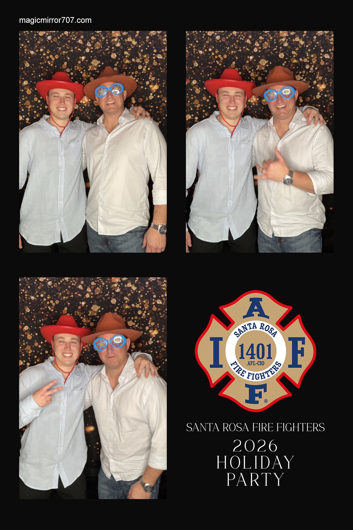 Santa Rosa Fire Fighters Holiday Party  | View more photos from the event at gallery.magicmirror707.com/u/MagicMirror707/Santa-Rosa-Fire-Fighters-Holiday-Party