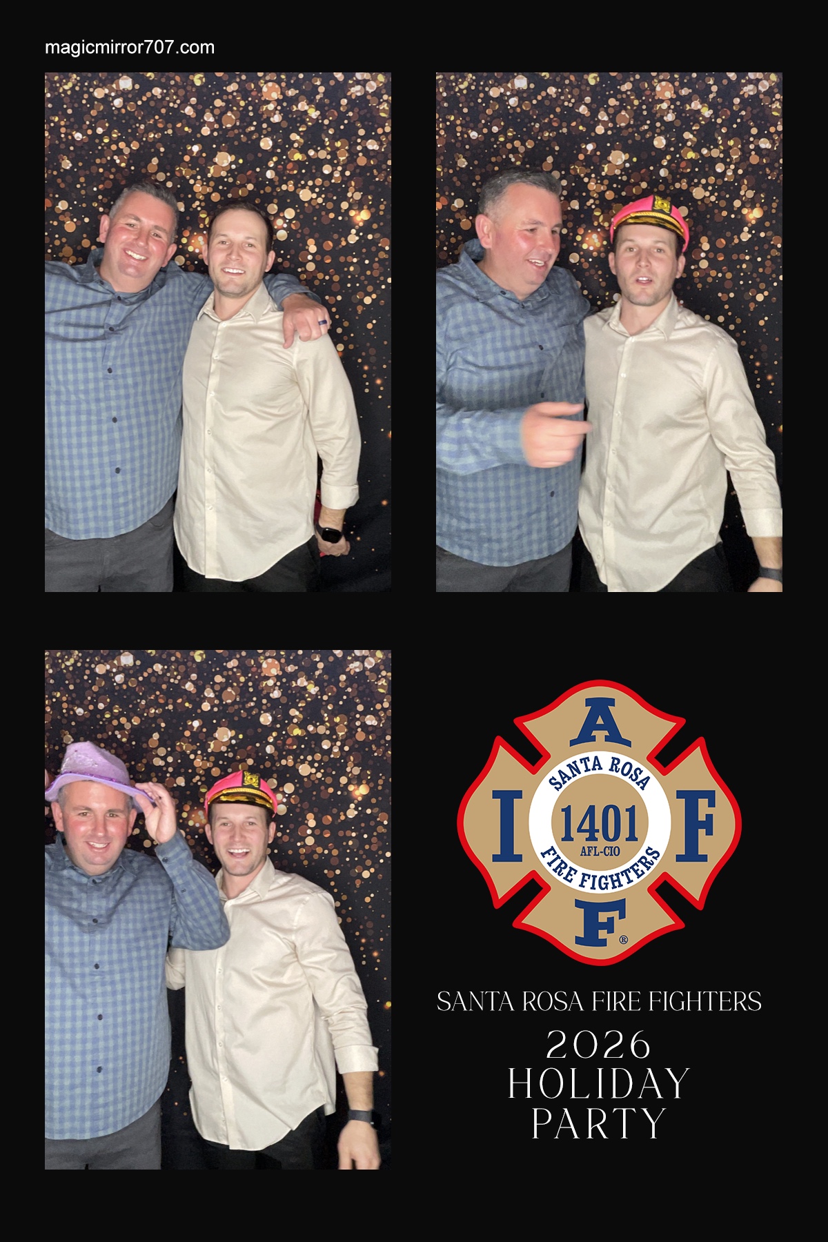 Santa Rosa Fire Fighters Holiday Party  | View more photos from the event at gallery.magicmirror707.com/u/MagicMirror707/Santa-Rosa-Fire-Fighters-Holiday-Party