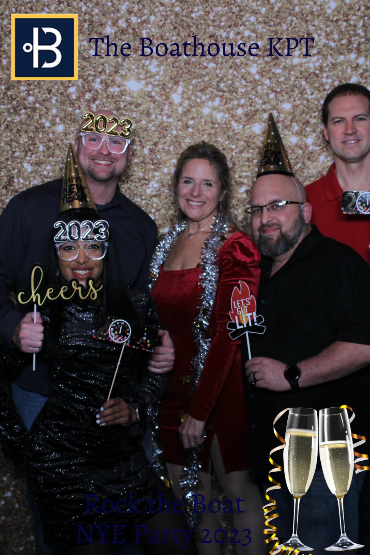 The Boathouse Restaurant Rock the Boat NYE Party 2023 | View more photos from the event at gallery.mainemagicmirror.com/u/MaineMagicMirror/The-Boathouse-Restaurant-Rock-the-Boat-NYE-Party-2023